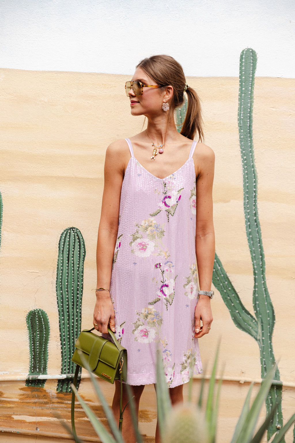 YASElodie SL robe rose fumée