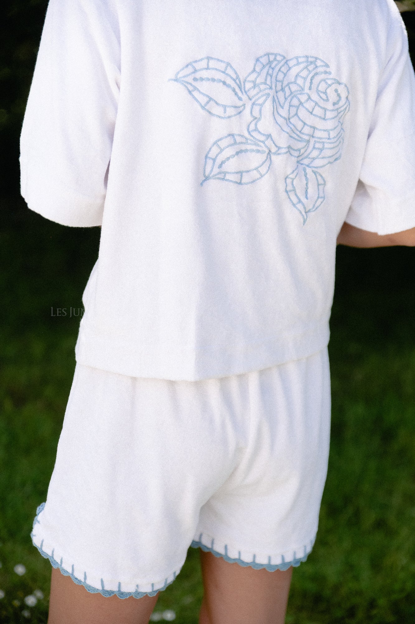 Rosalie terry shirt white/blue