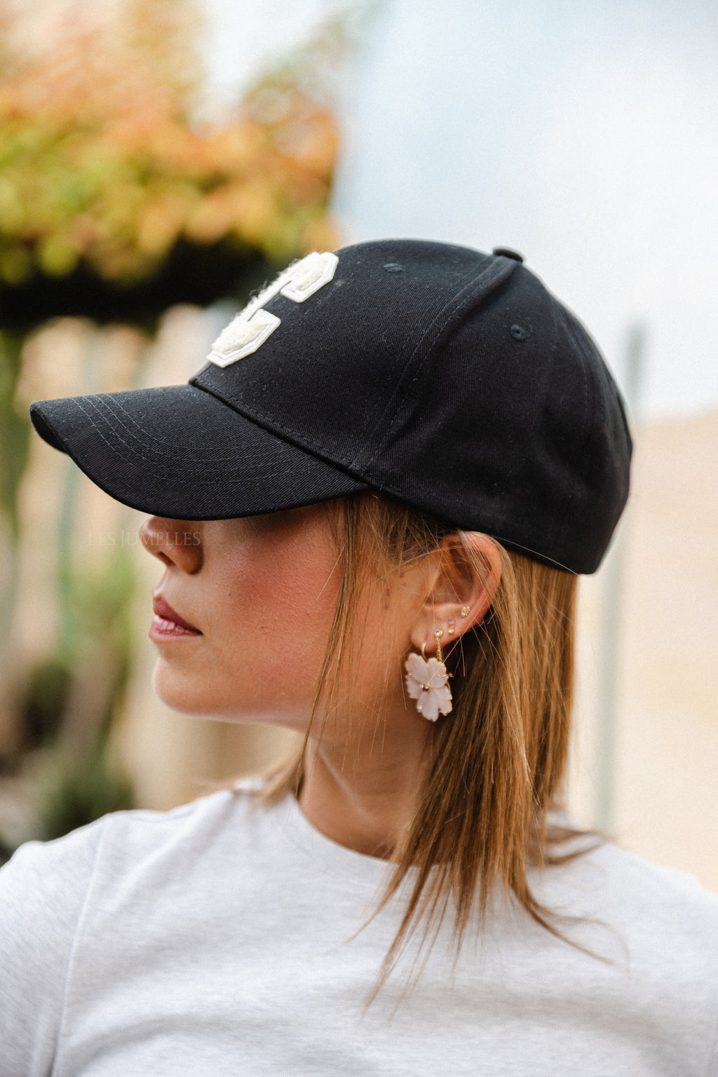 Casquette 'C' noire