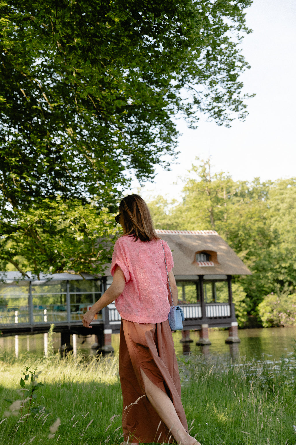 ROUKyoto SS shirt peach blossom