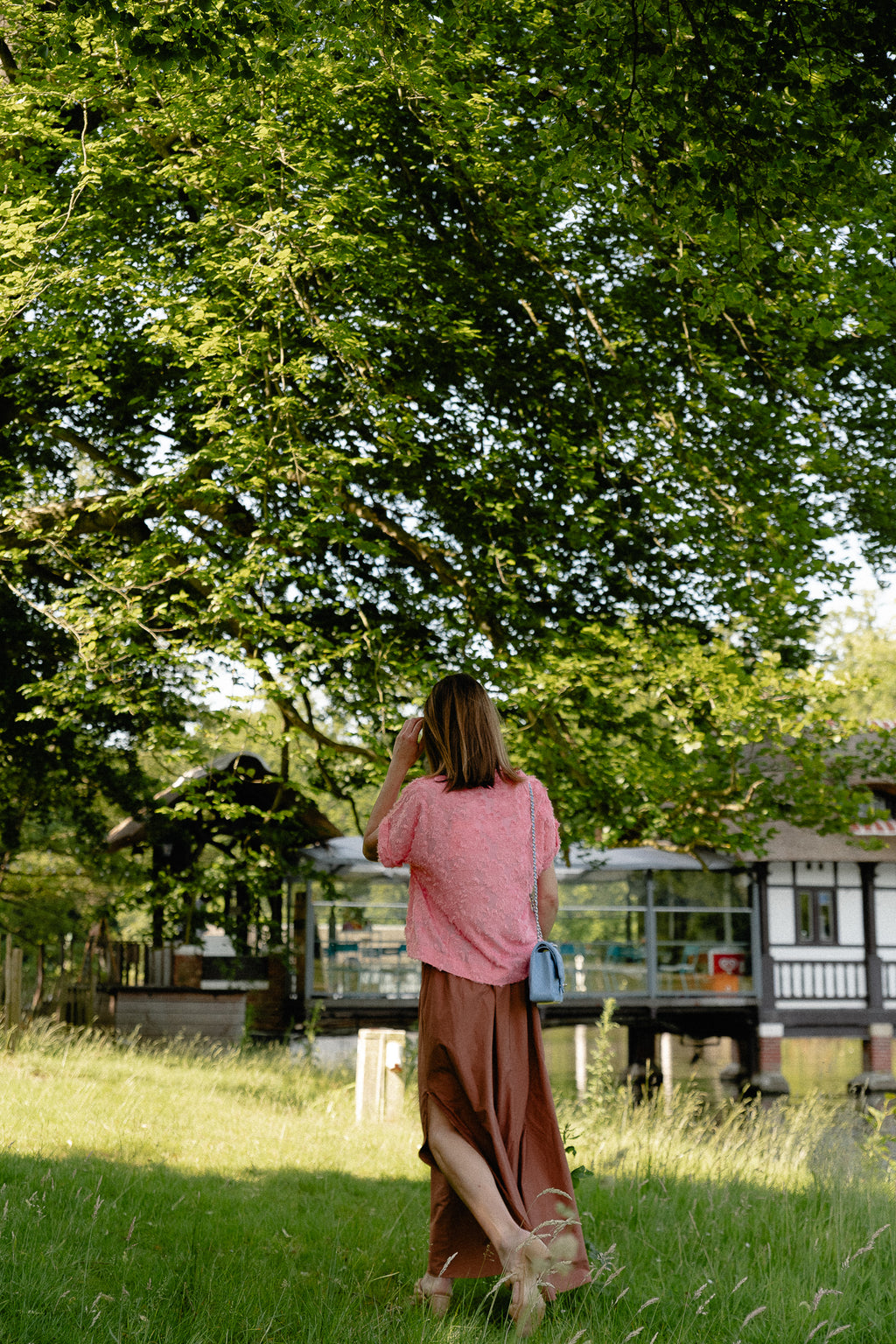 ROUKyoto SS shirt peach blossom