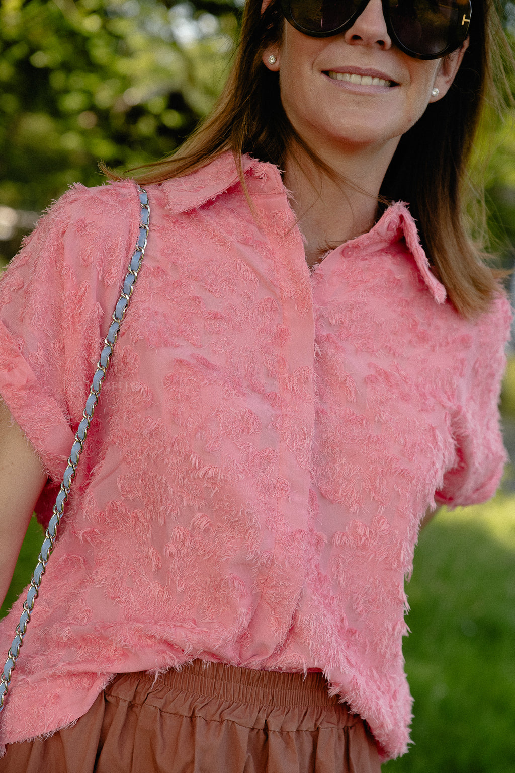 ROUKyoto SS shirt peach blossom