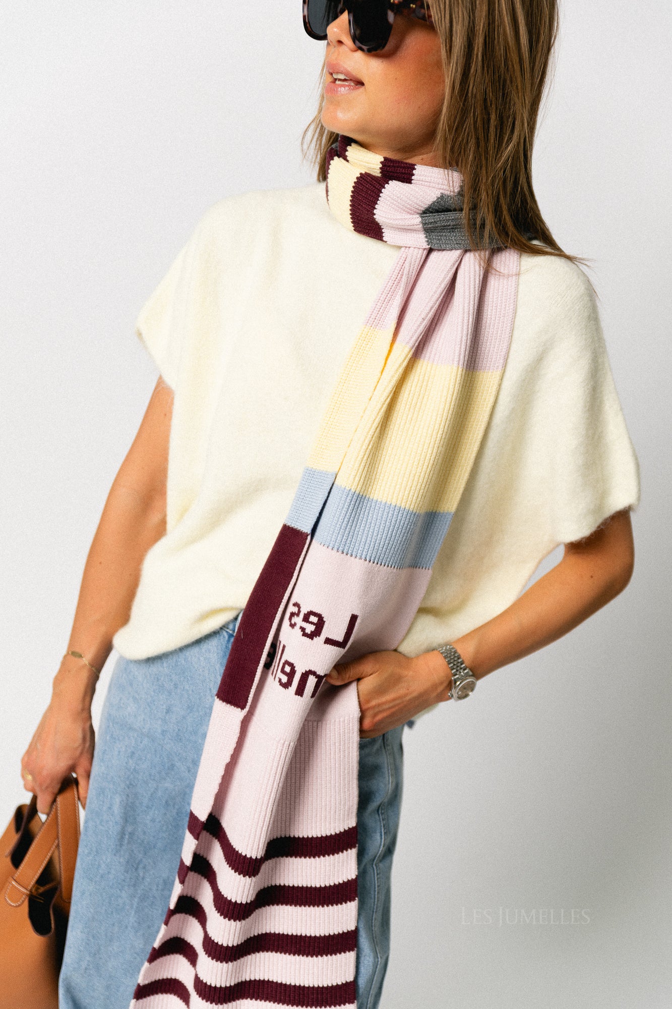 Les Jumelles scarf multicolor