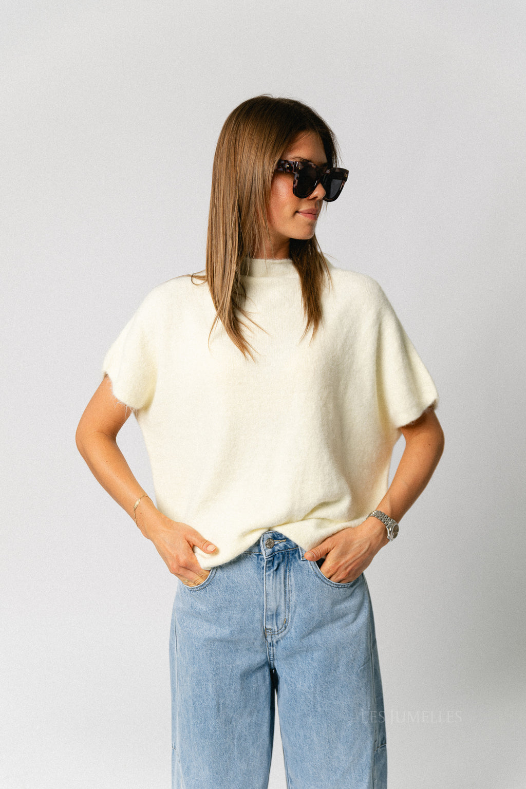 Adèle SS jumper butter yellow