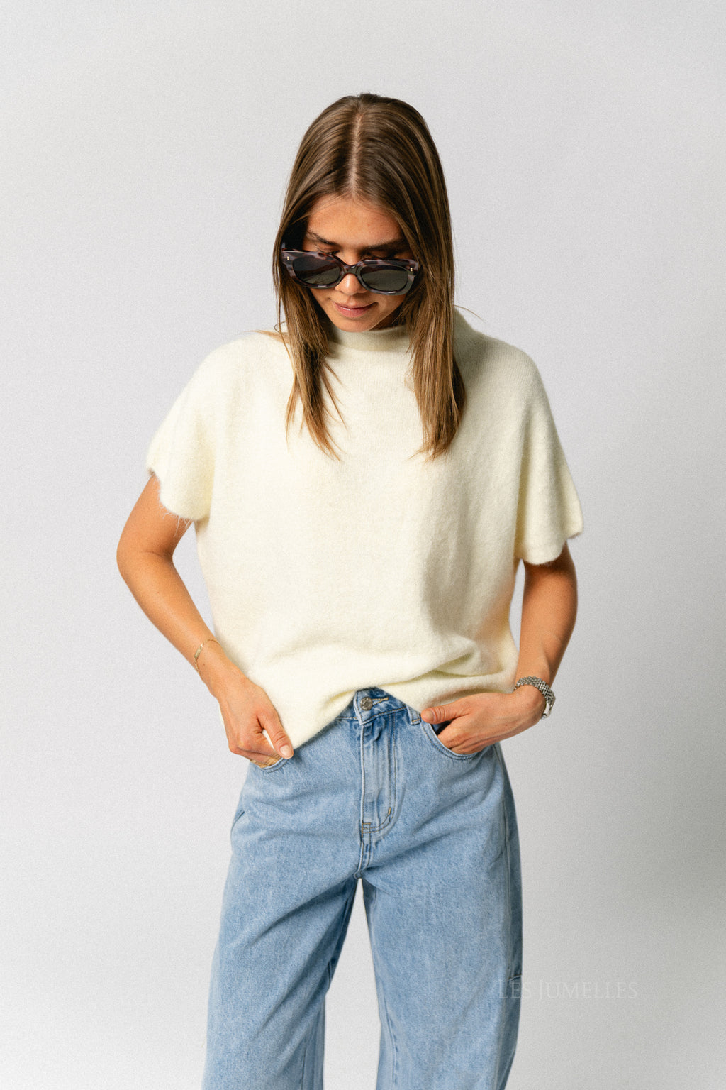 Adèle SS jumper butter yellow