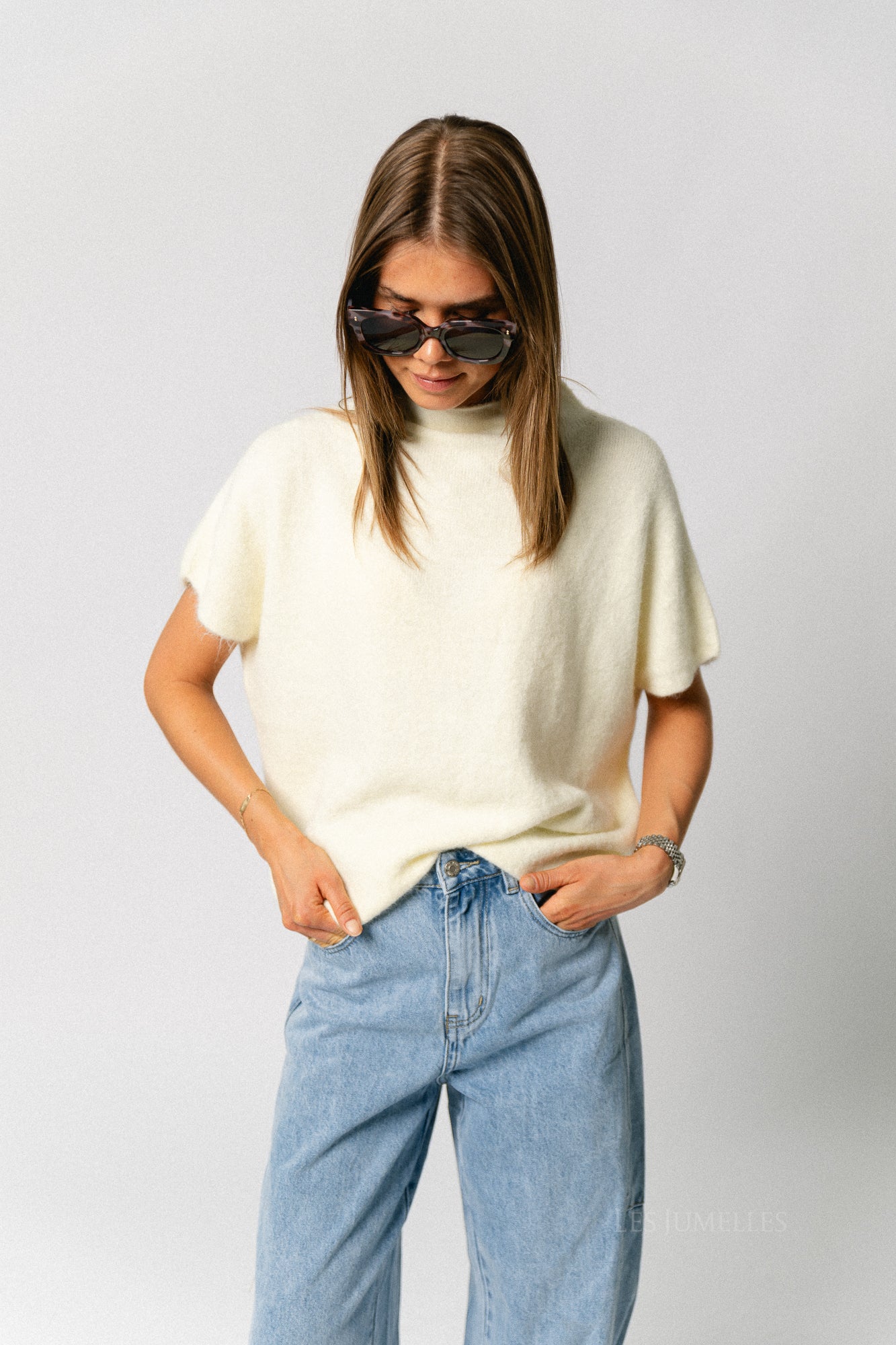 Adèle SS jumper butter yellow