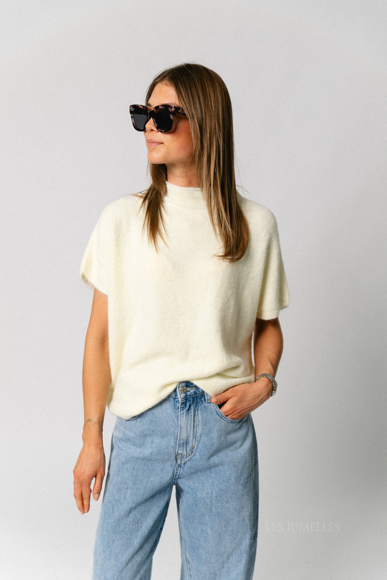 Adèle SS jumper butter yellow