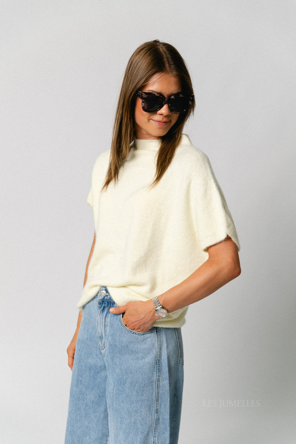 Adèle SS jumper butter yellow