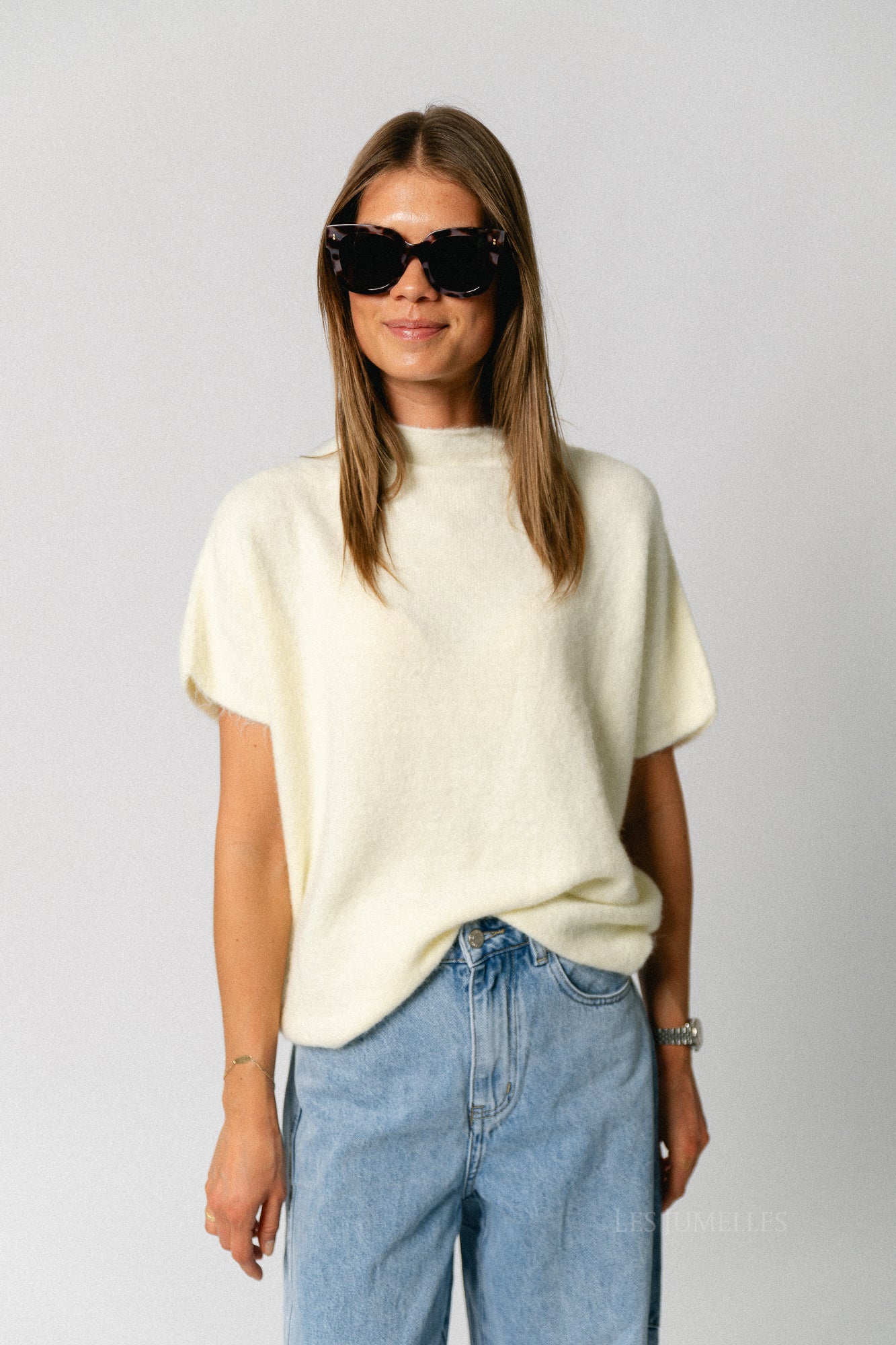 Adèle SS jumper butter yellow