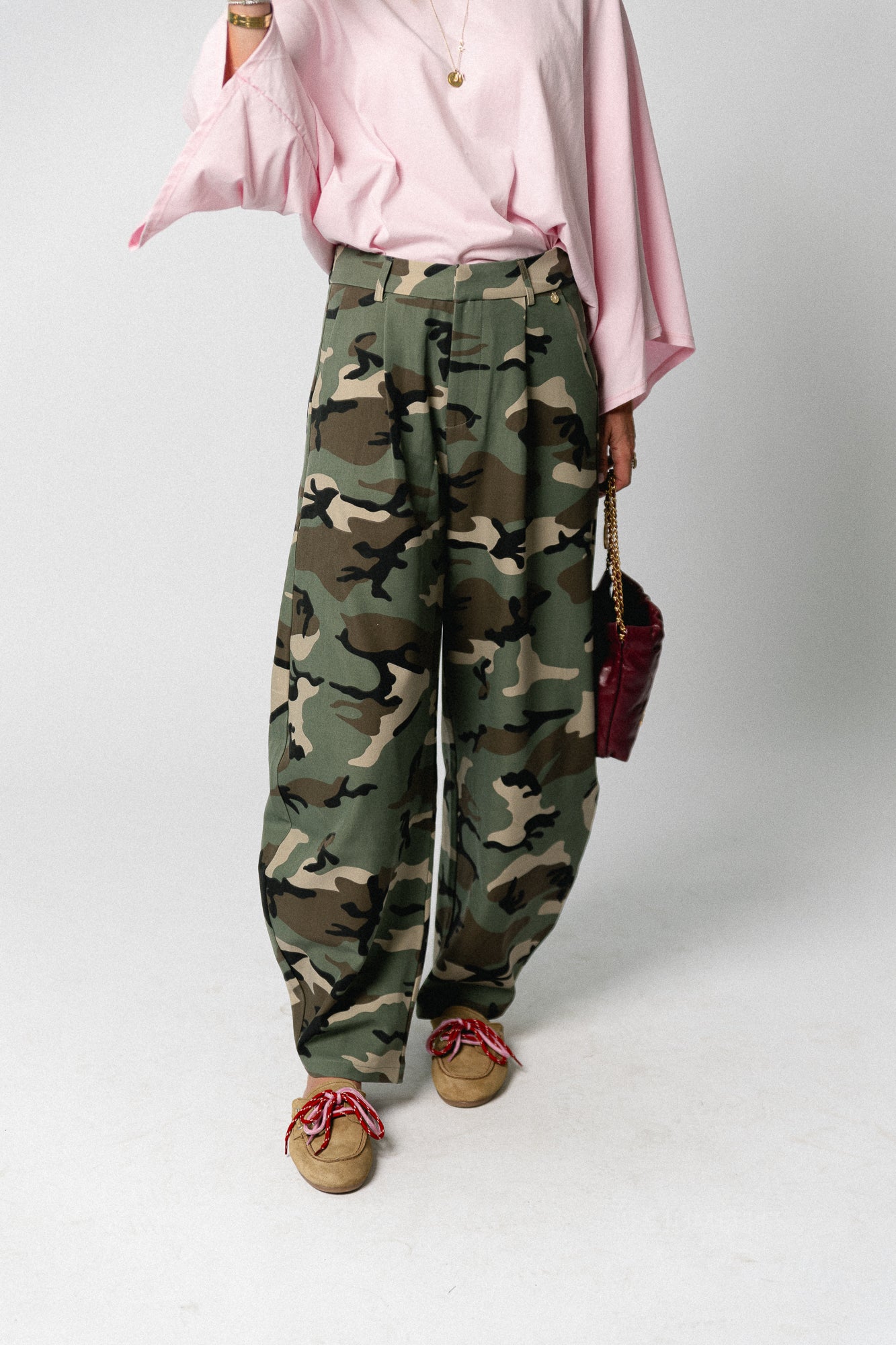 Nina pants camouflage print