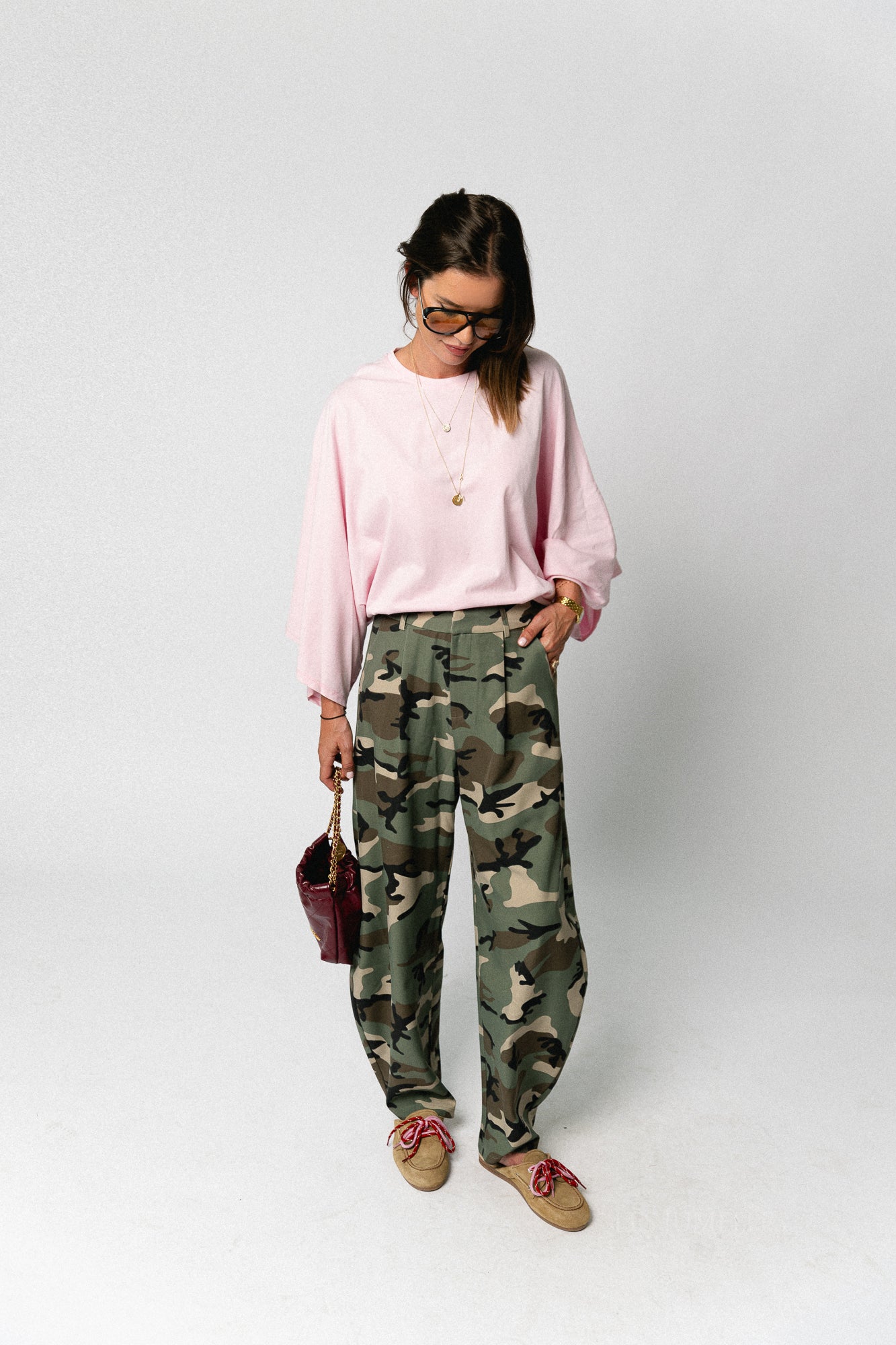 Nina pants camouflage print
