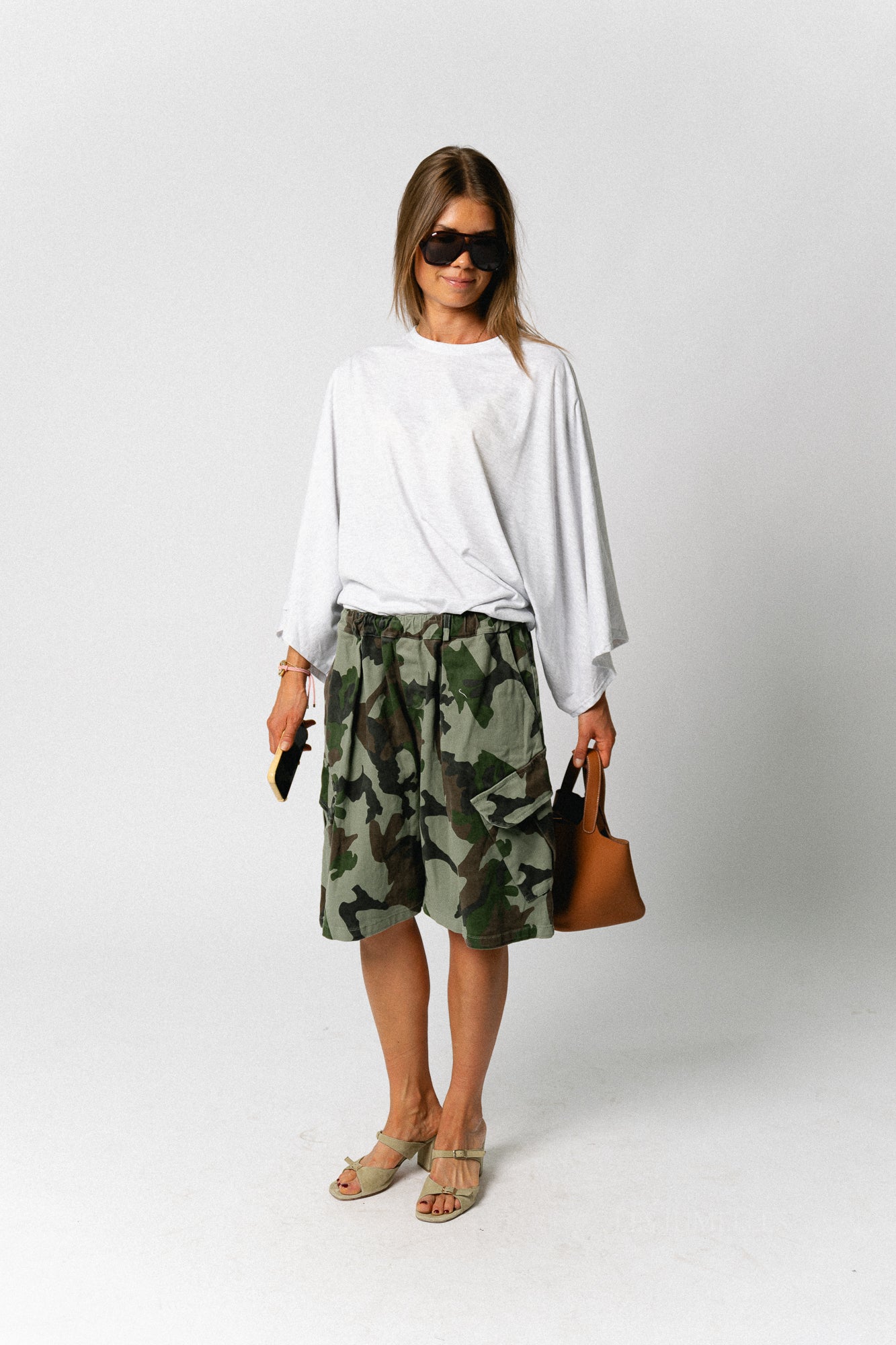 Blair bermuda camouflage print