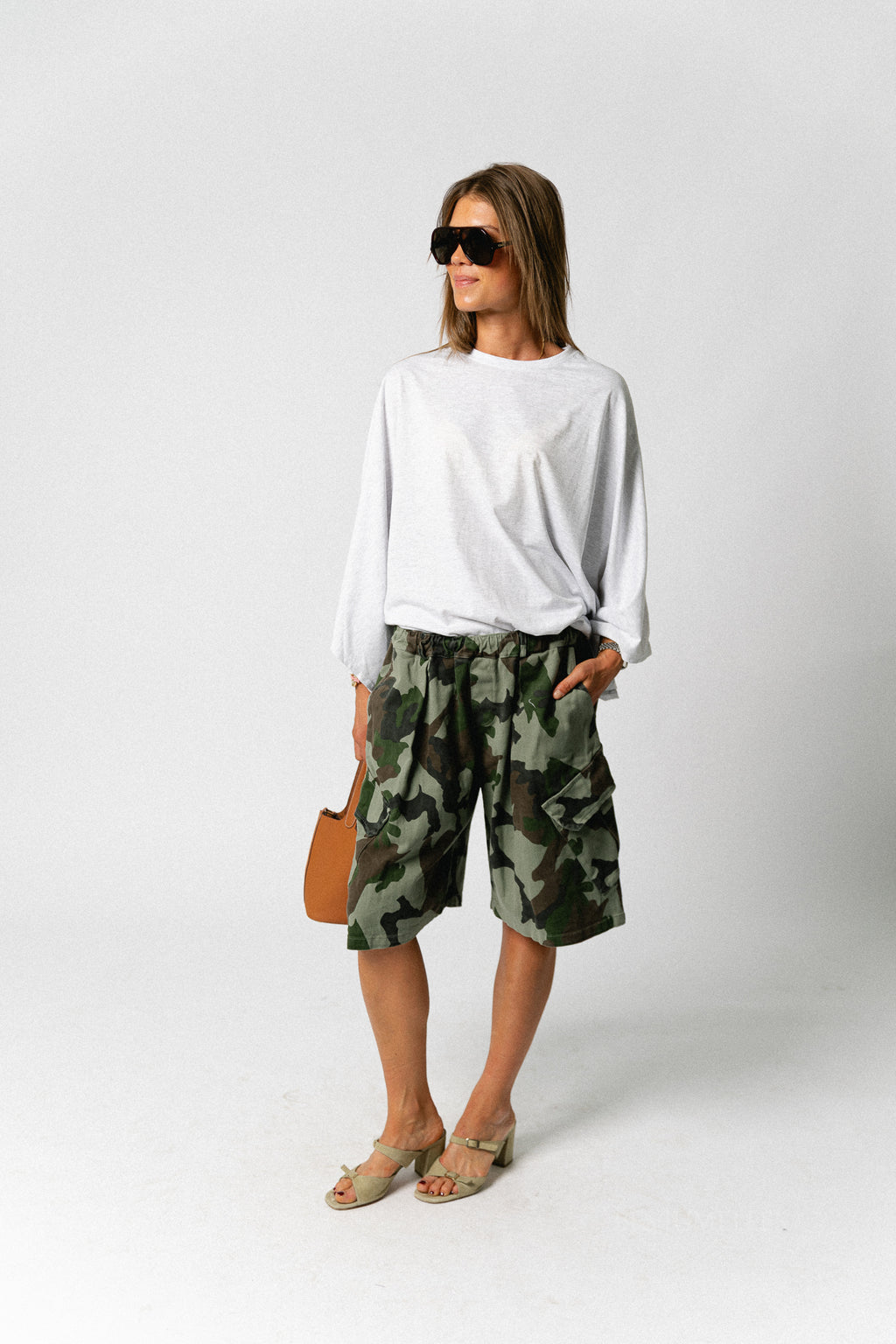 Blair bermuda camouflage print