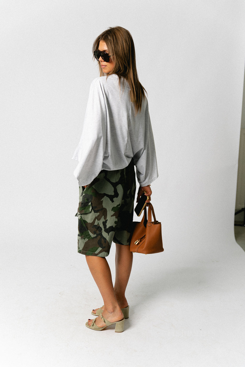 Blair bermuda camouflage print