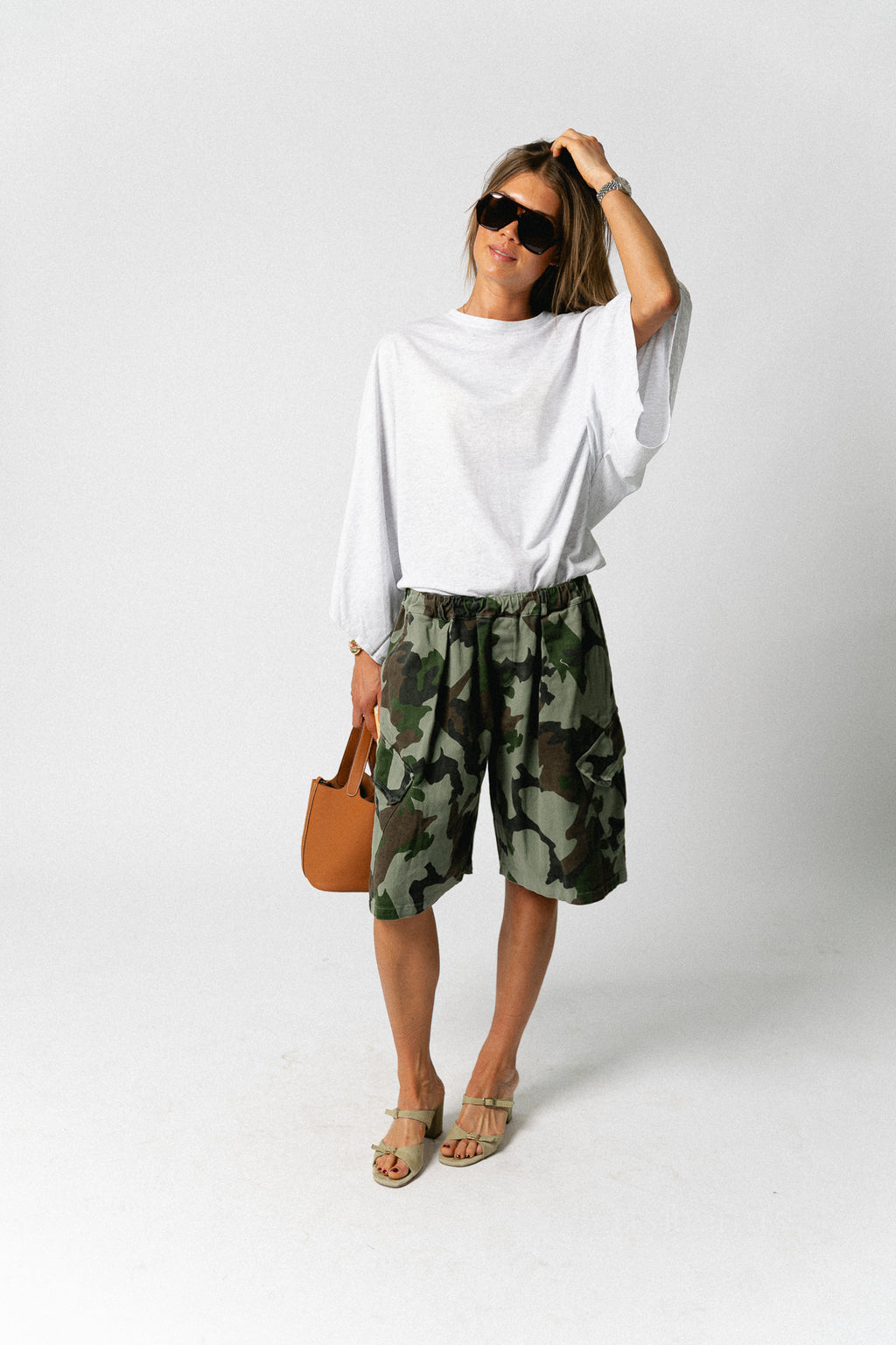 Blair bermuda camouflage print