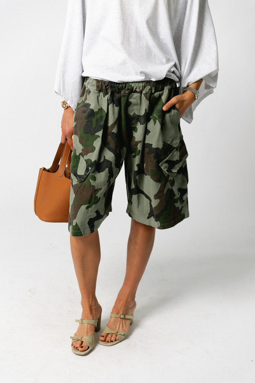 Blair bermuda camouflage print
