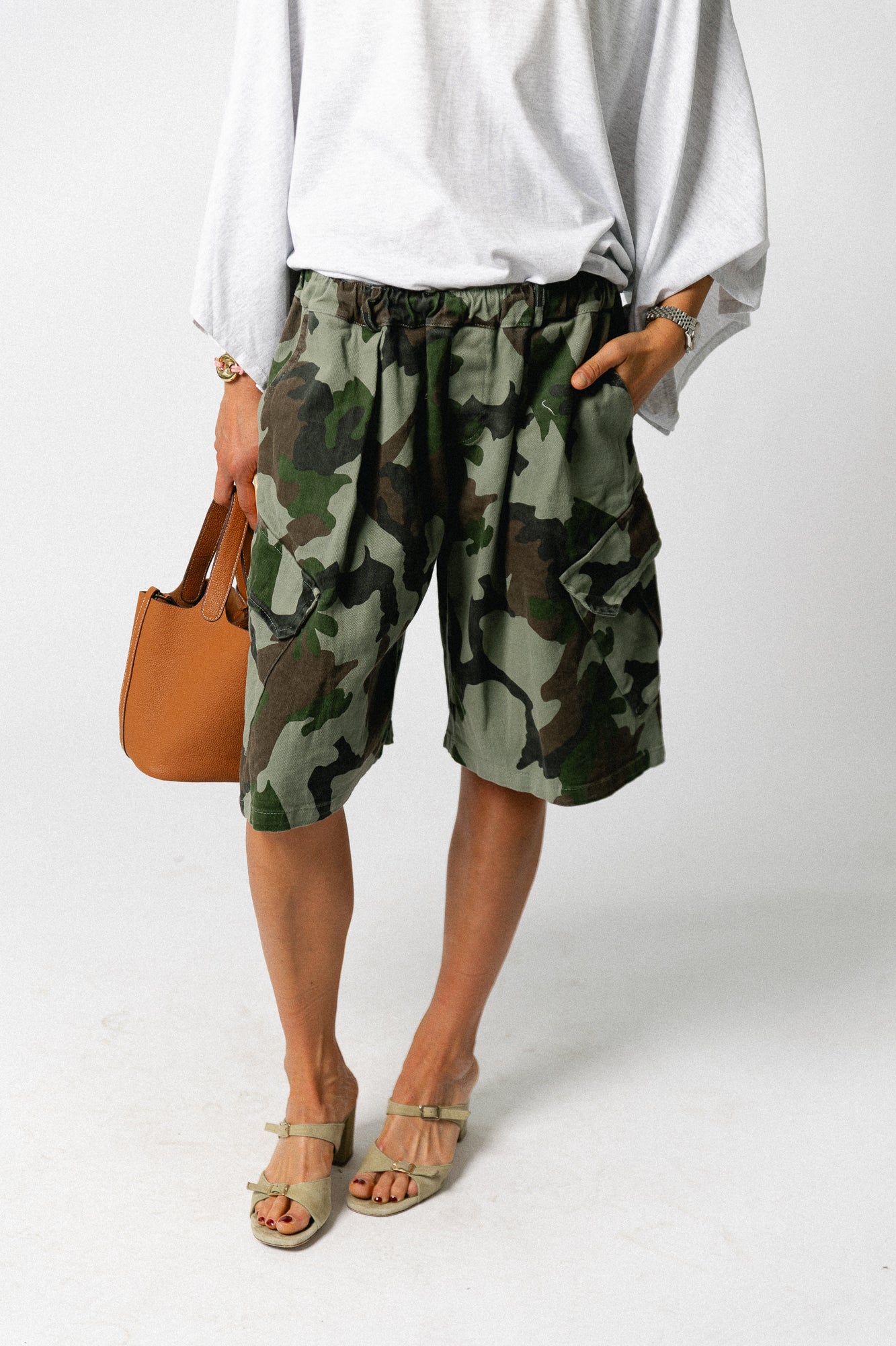 Blair bermuda camouflage print