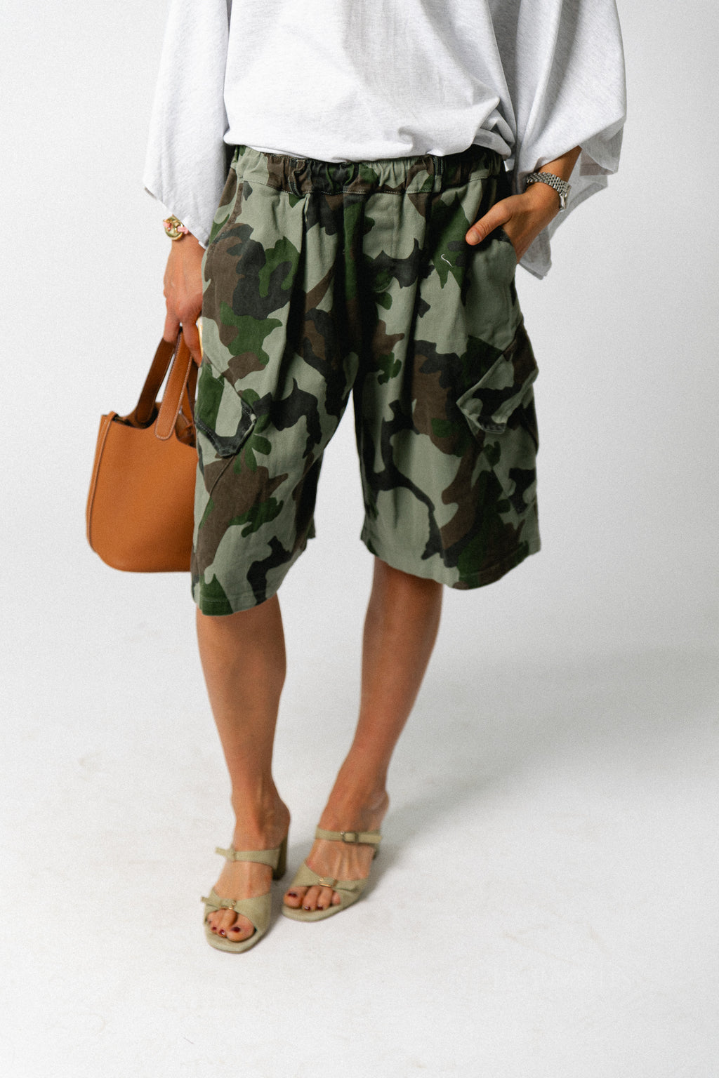 Blair bermuda camouflage print