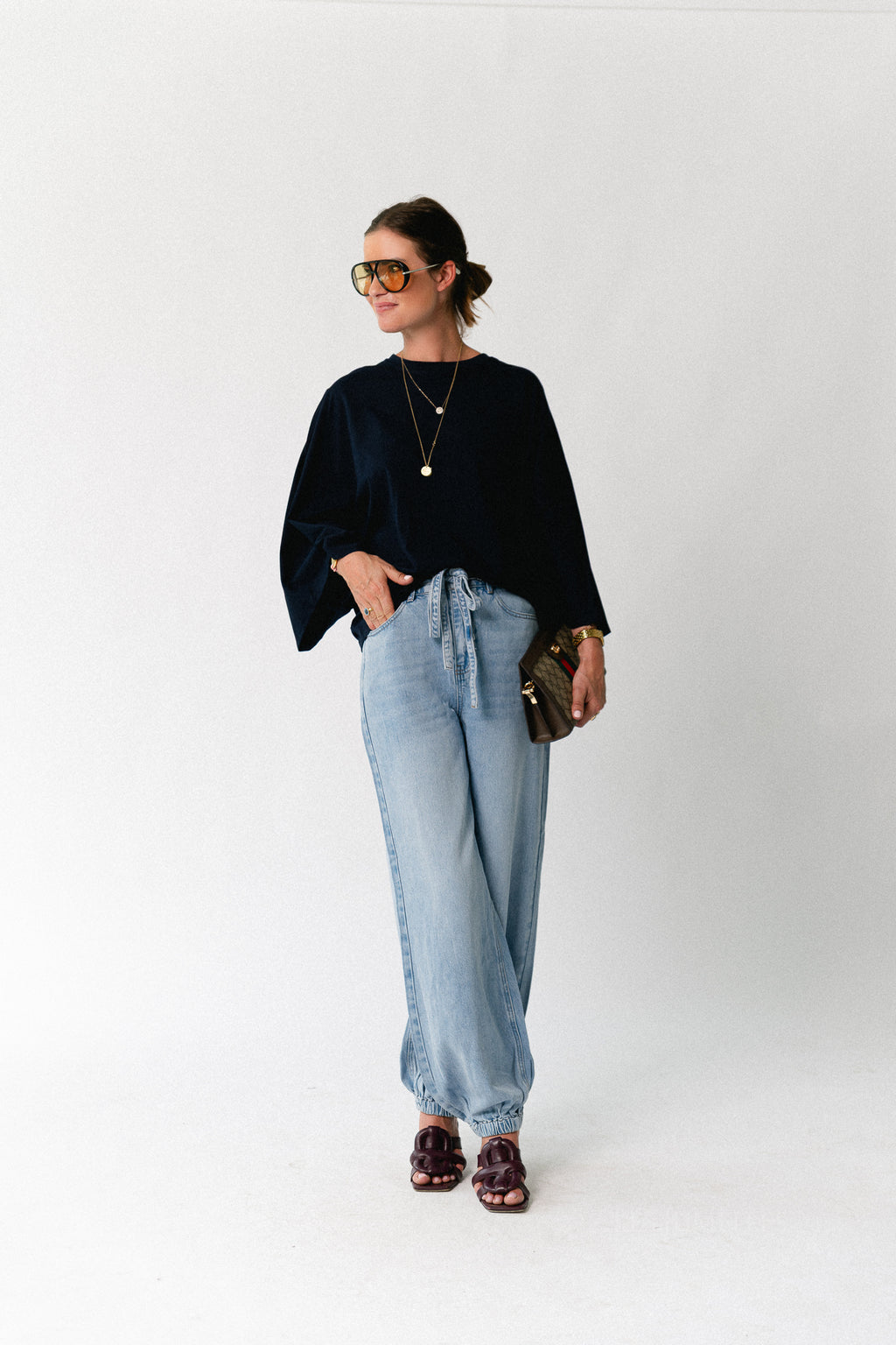 Leah T-shirt navy