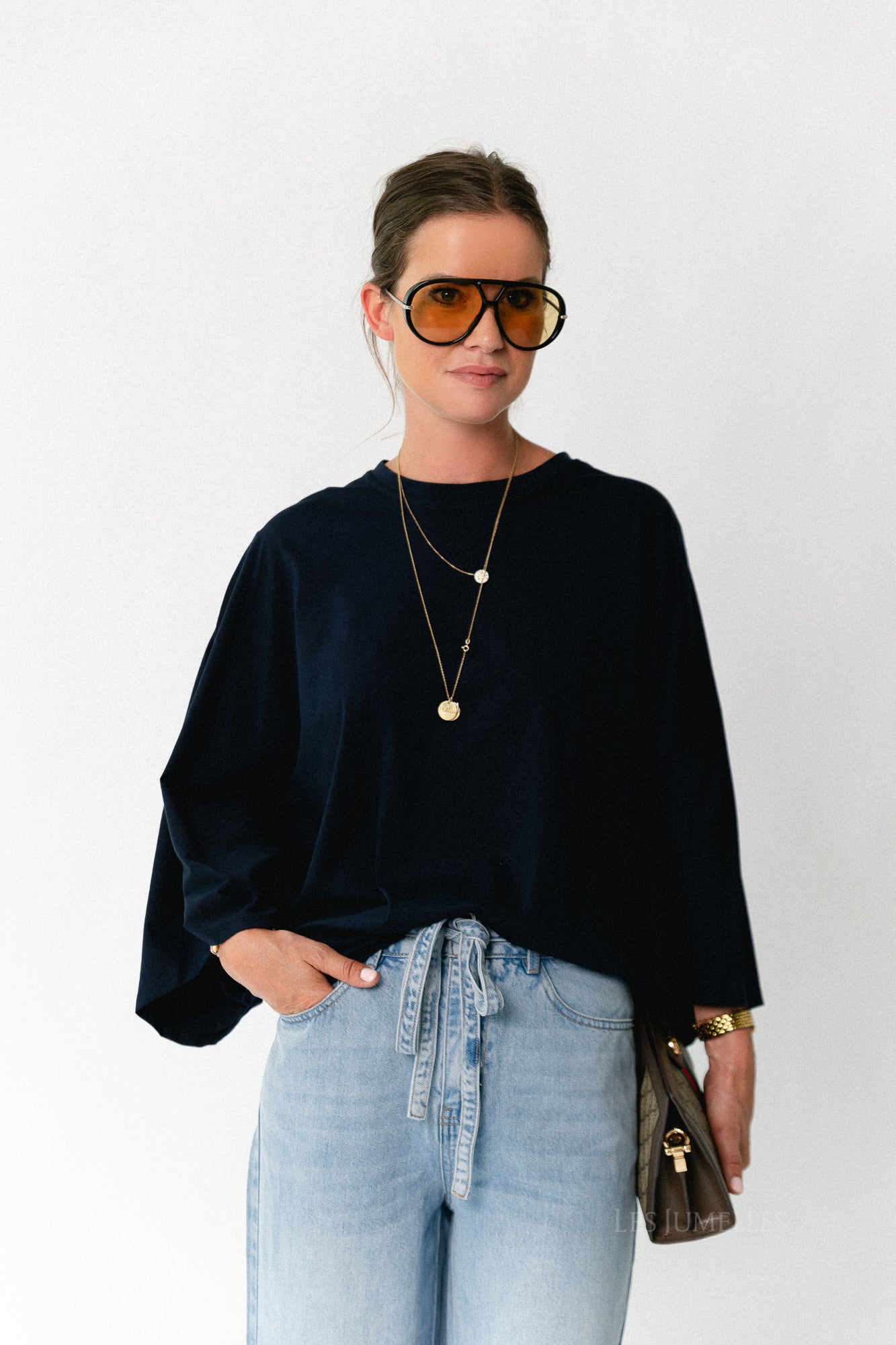 Leah T-shirt navy
