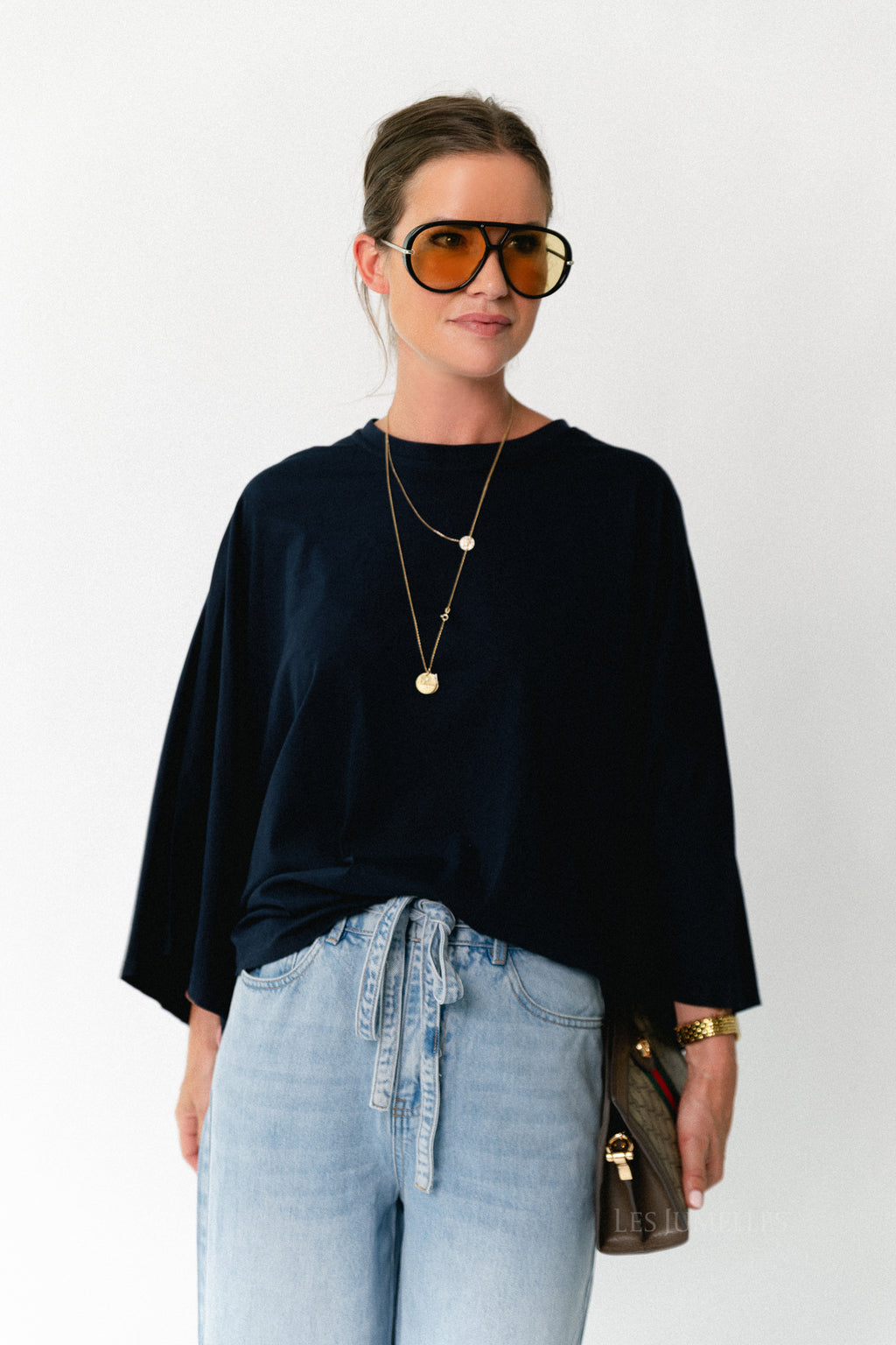 Leah T-shirt navy