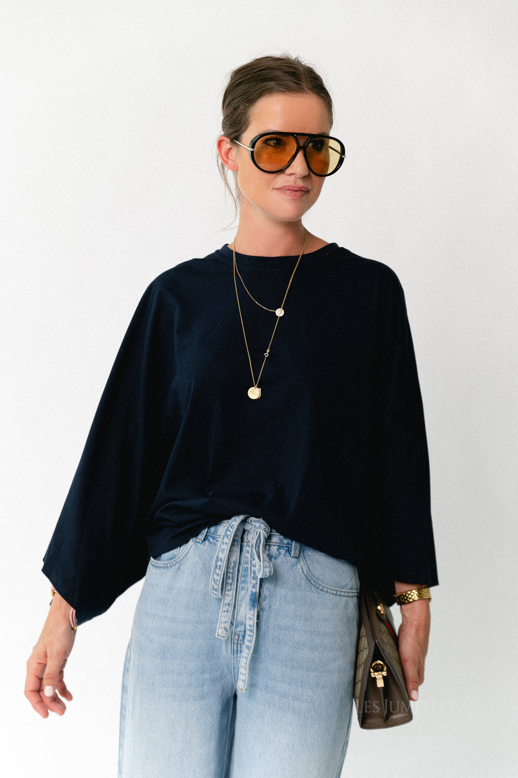 Leah T-shirt navy