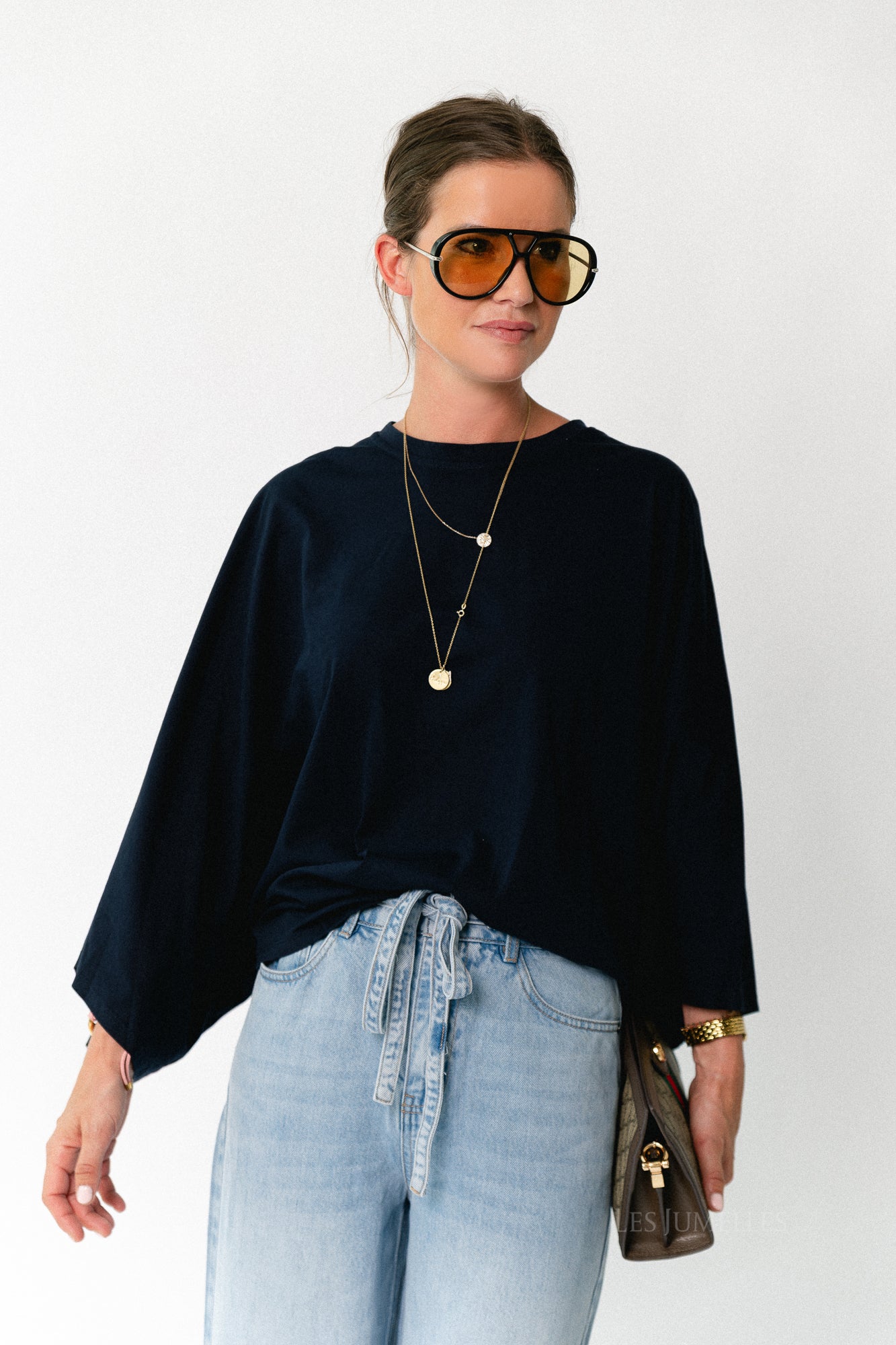 Leah T-shirt navy
