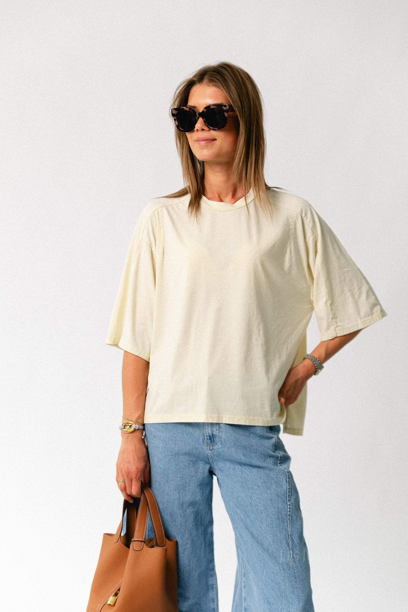 Alice T-shirt butter yellow