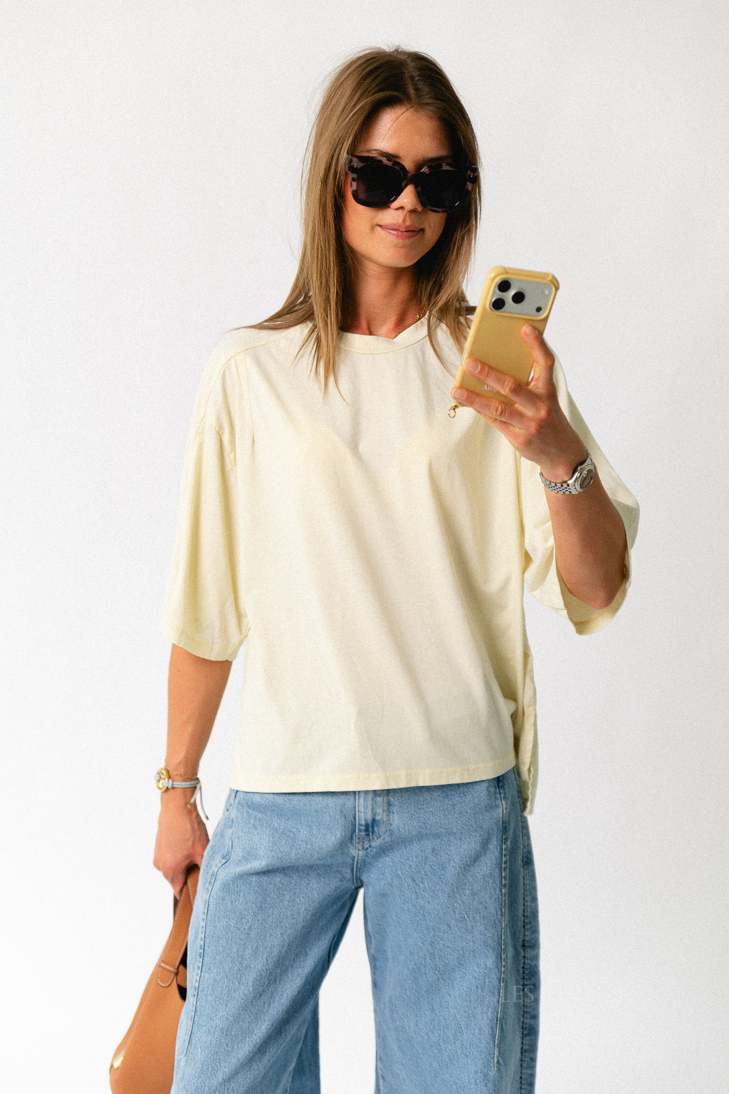 Alice T-shirt butter yellow