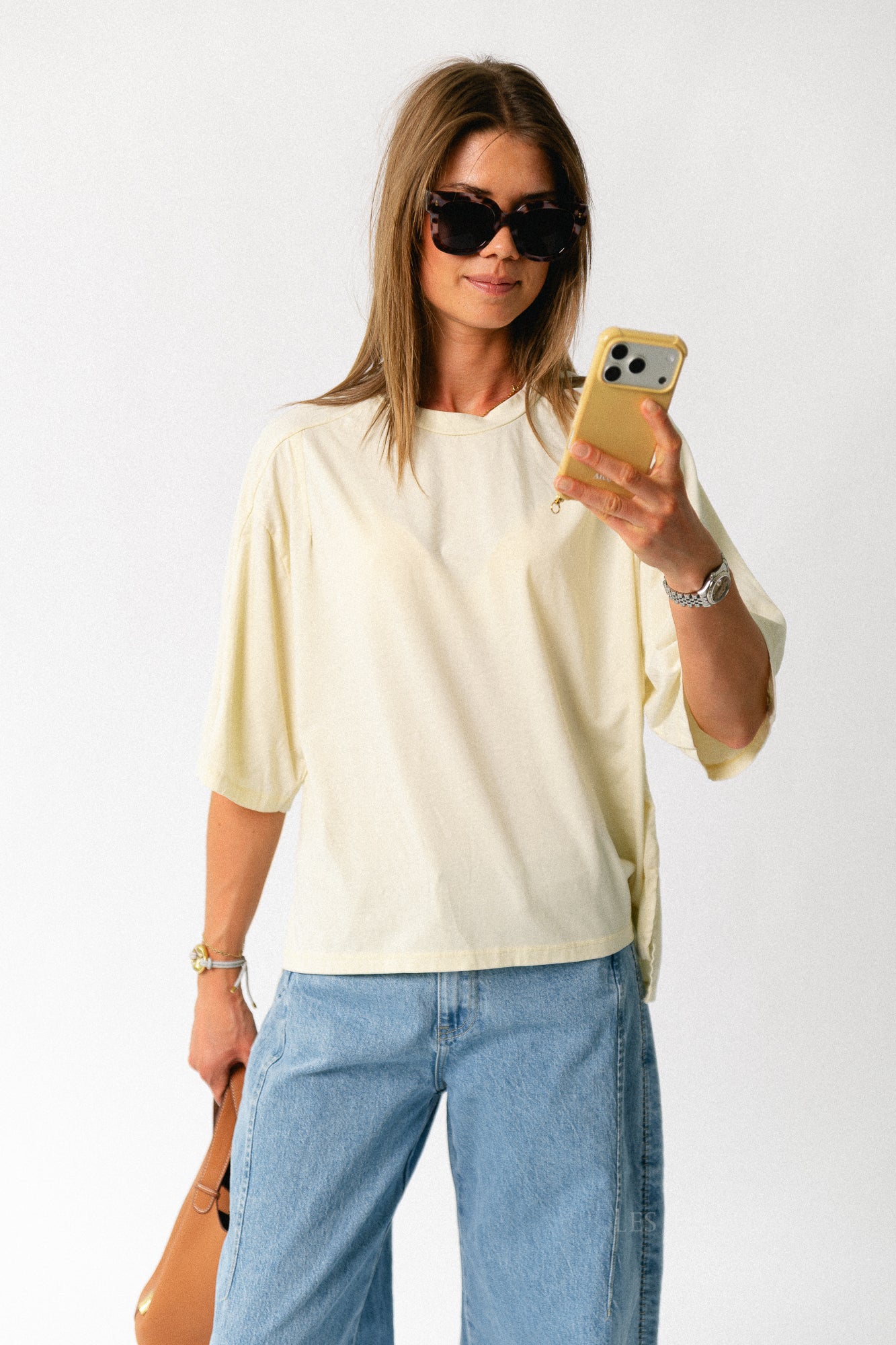 Alice T-shirt butter yellow