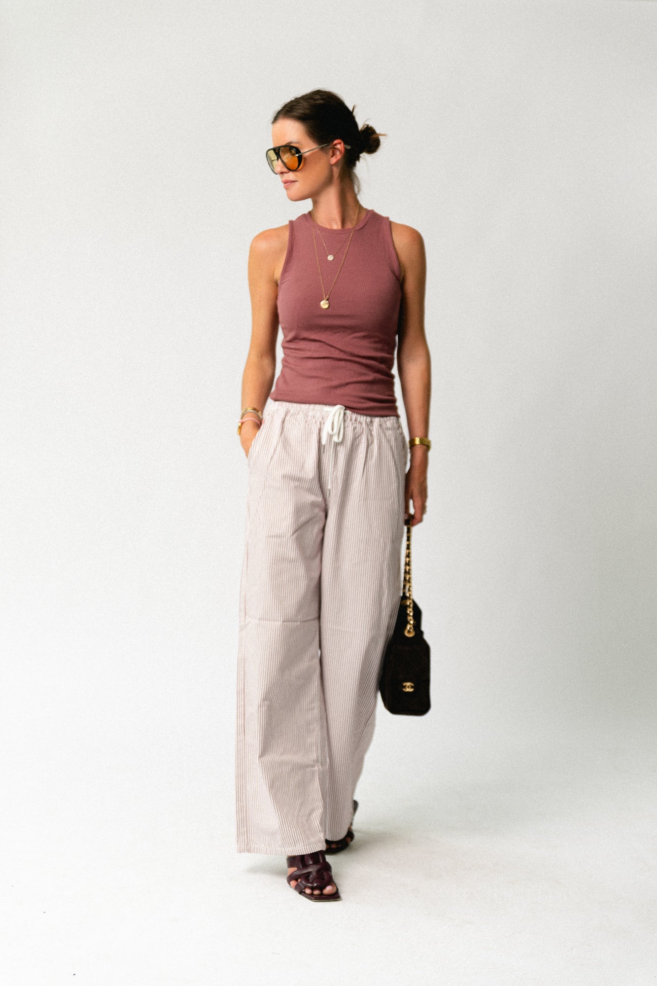 OBJEtsy MW striped pant cloud dancer