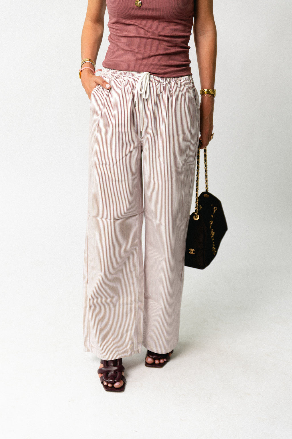 OBJEtsy MW striped pant cloud dancer