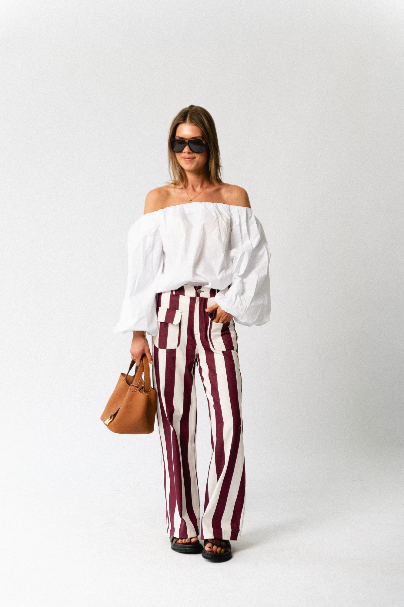 Fran off shoulder blouse wit