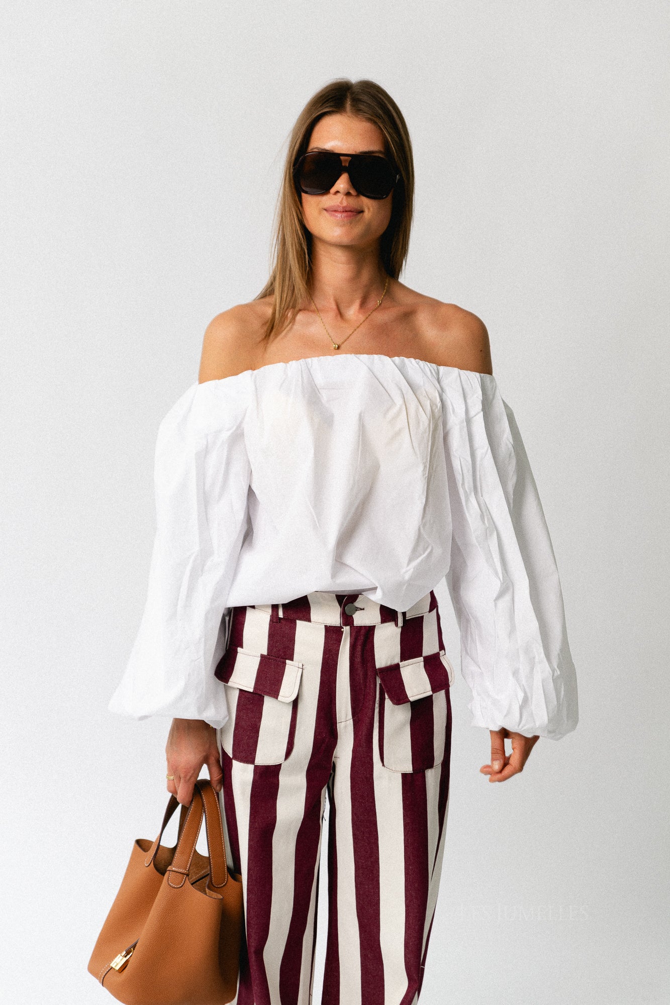 Fran off shoulder blouse wit