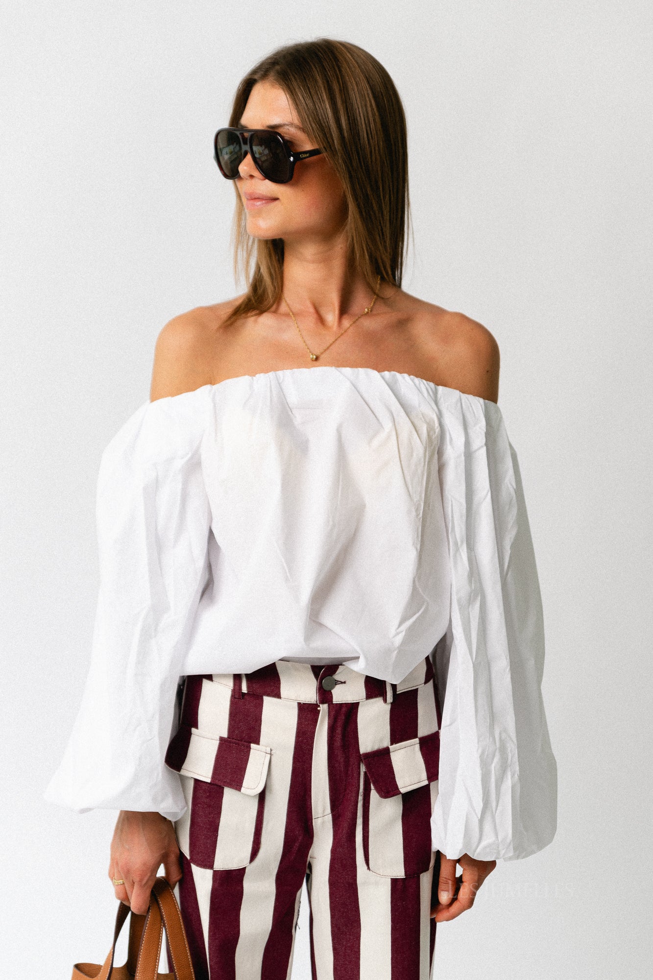 Fran off shoulder blouse wit