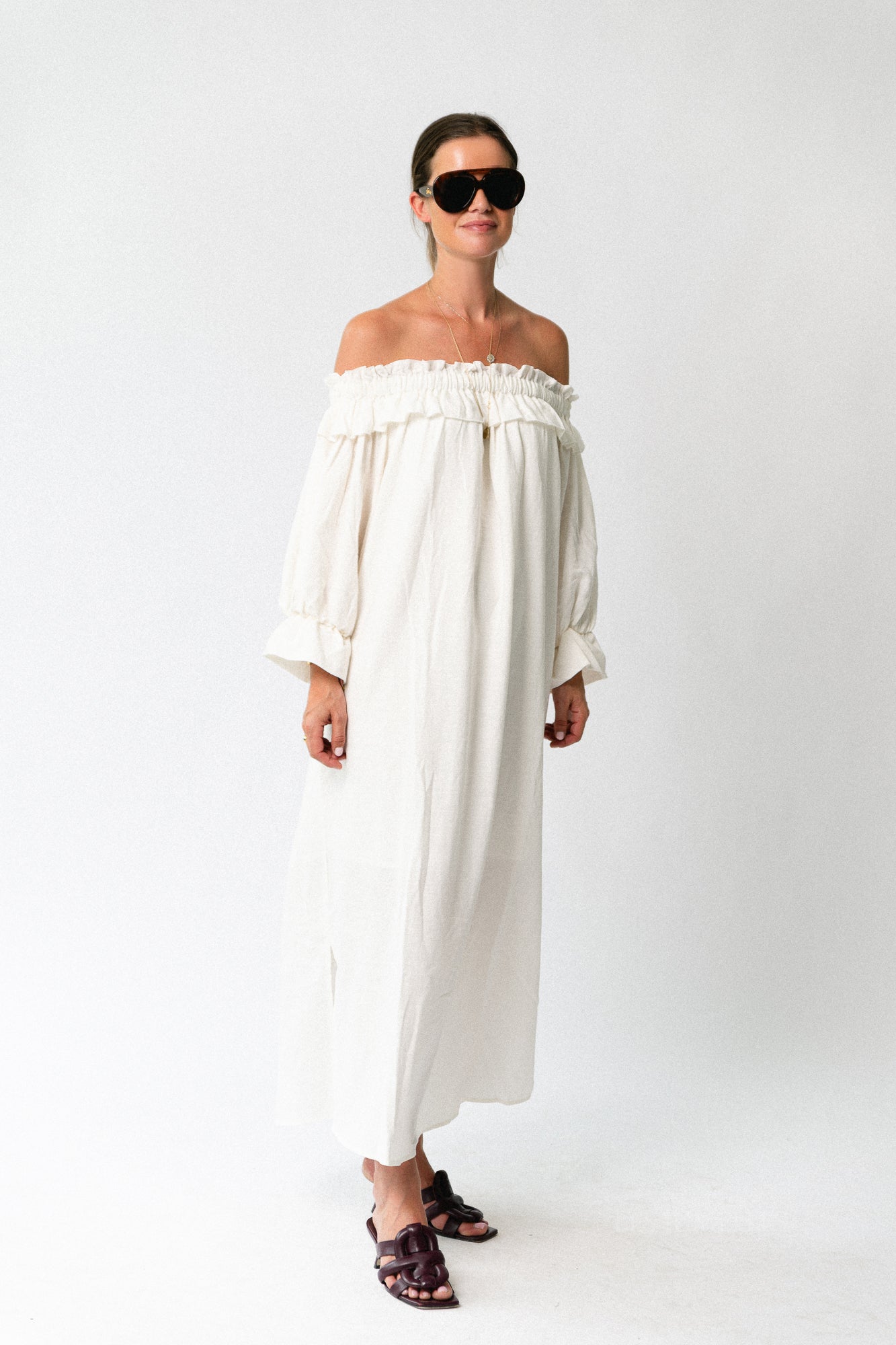 Josephine dress ecru