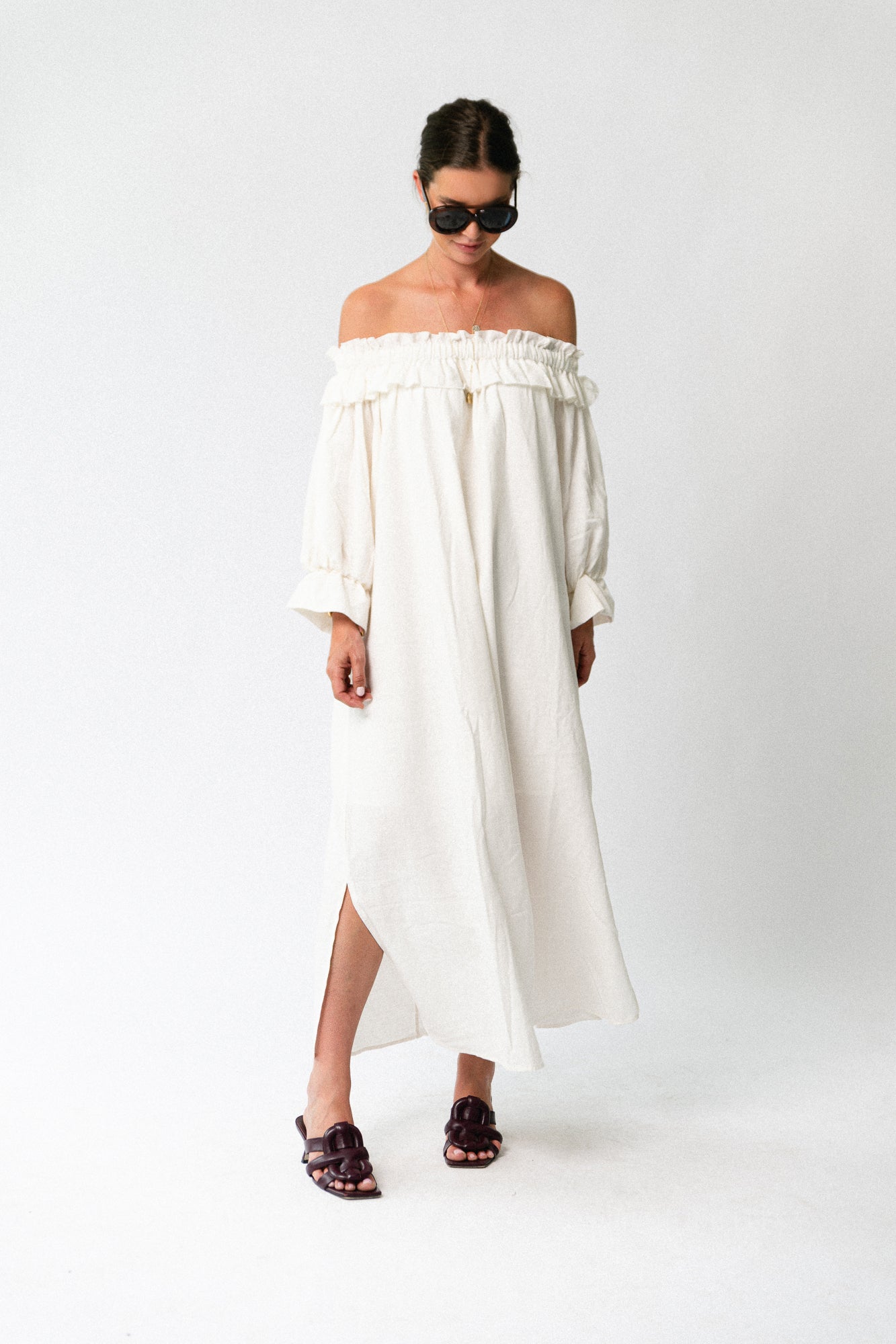 Josephine dress ecru