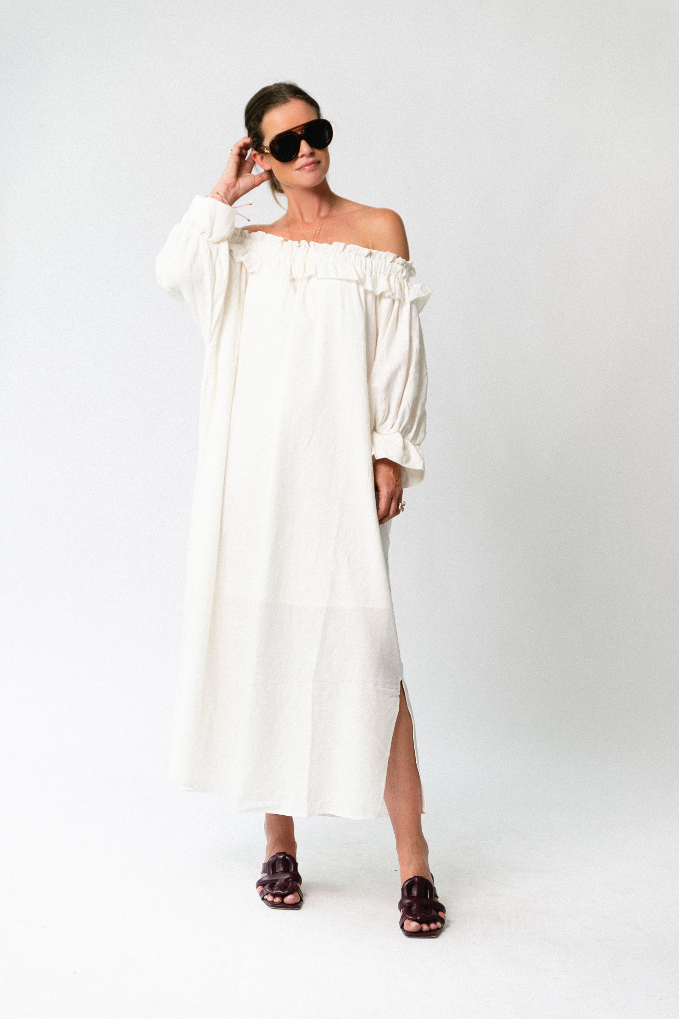 Josephine dress ecru