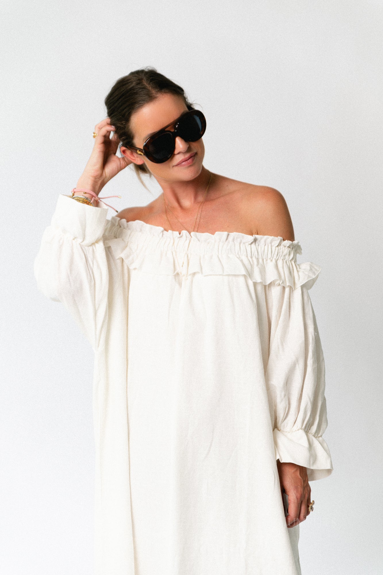 Josephine dress ecru