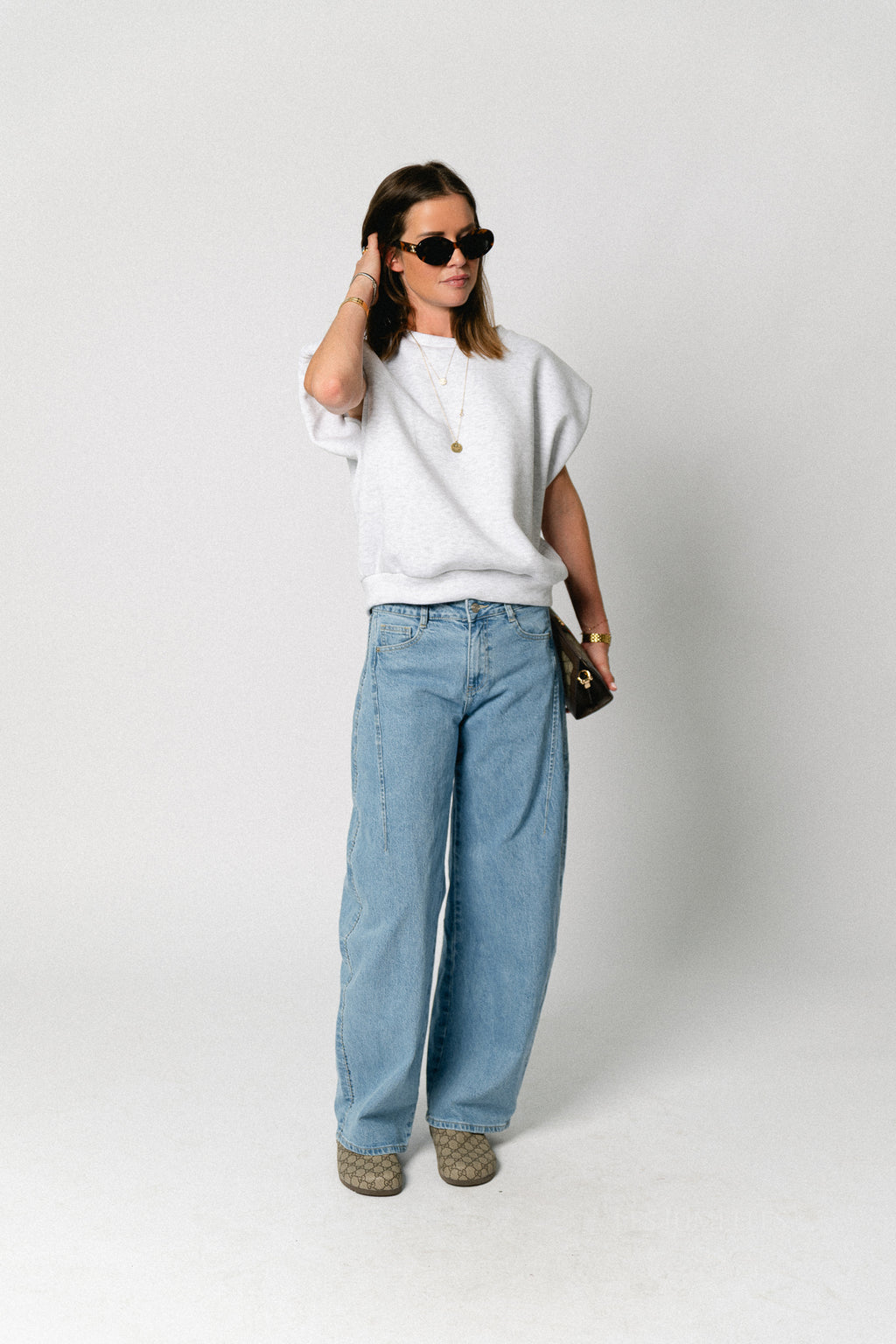 Skylar SL sweater light grey melange