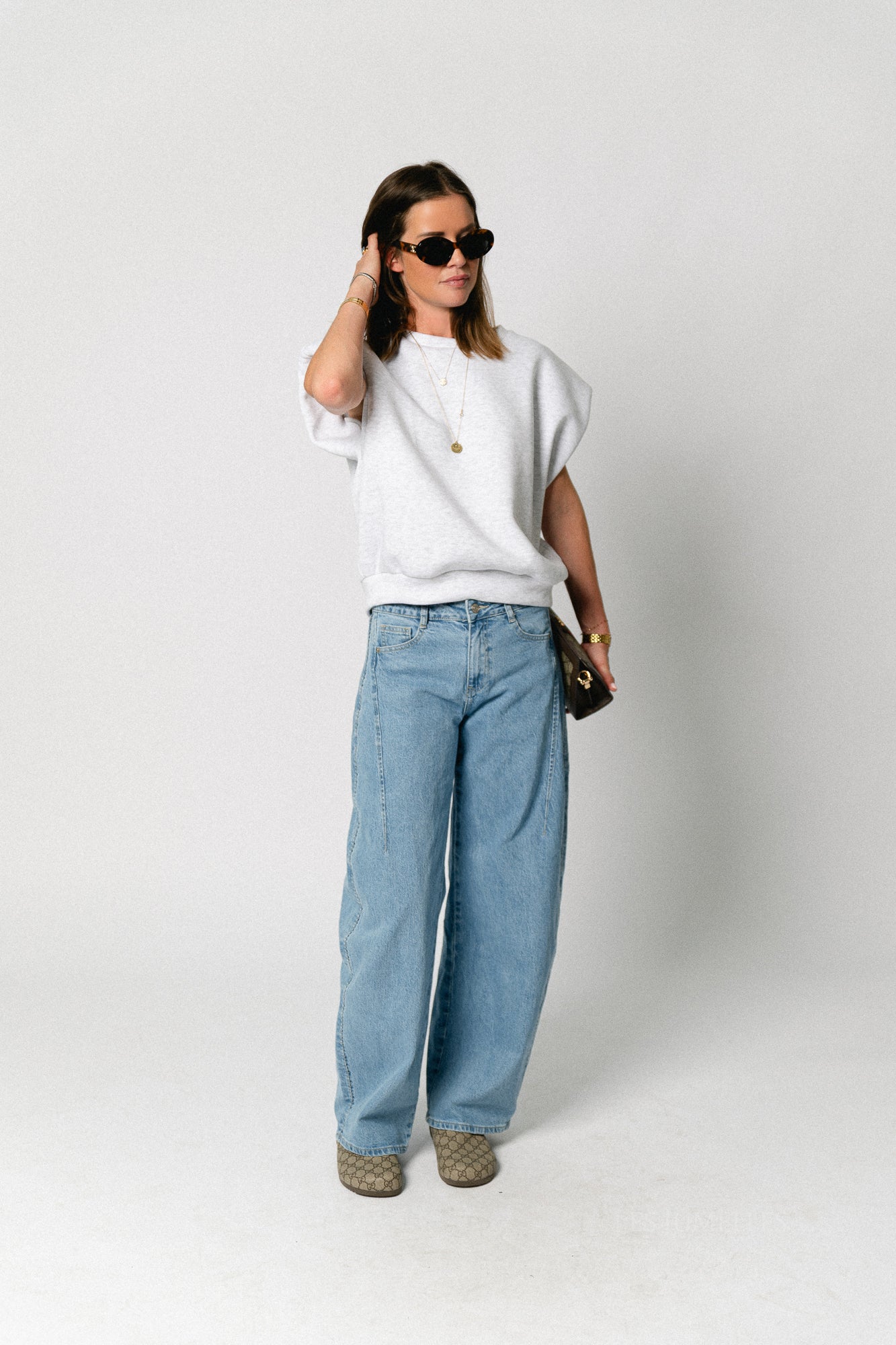 Skylar SL sweater light grey melange