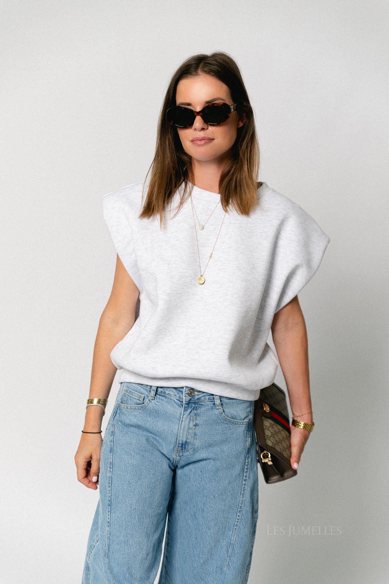 Skylar SL sweater light grey melange