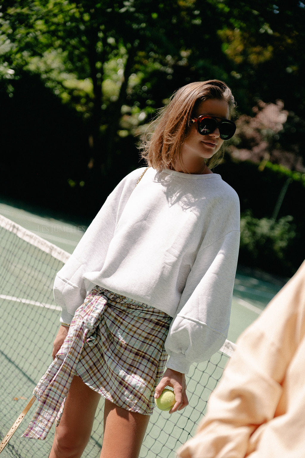 Pull Anke gris clair