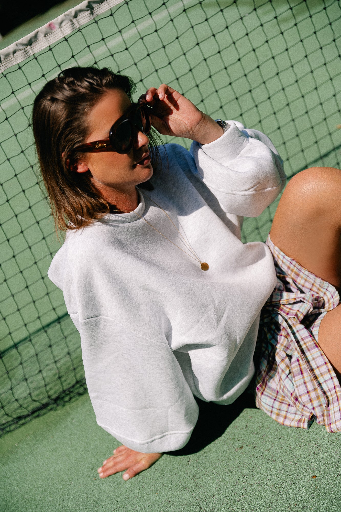 Pull Anke gris clair