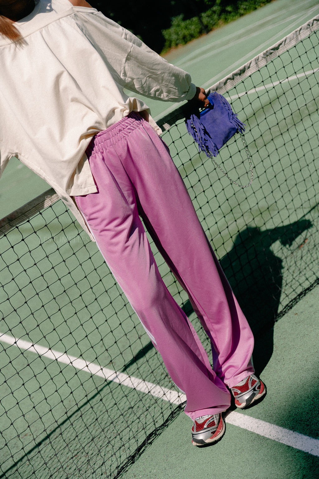 Isla track pants crocus