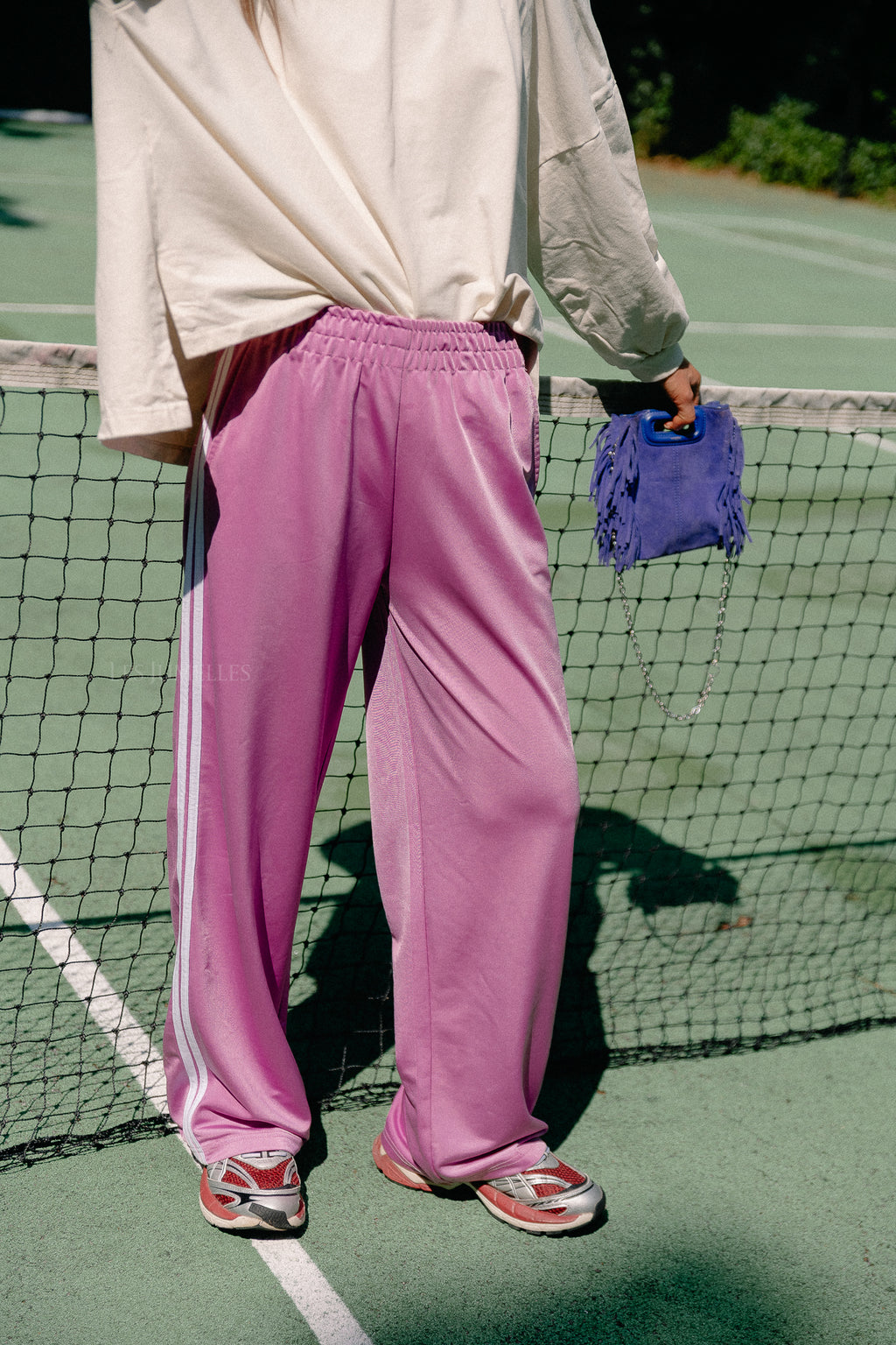 Isla track pants crocus