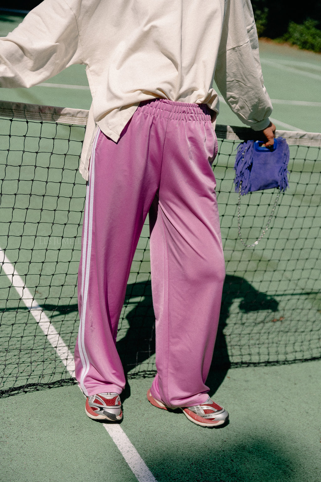 Isla track pants crocus