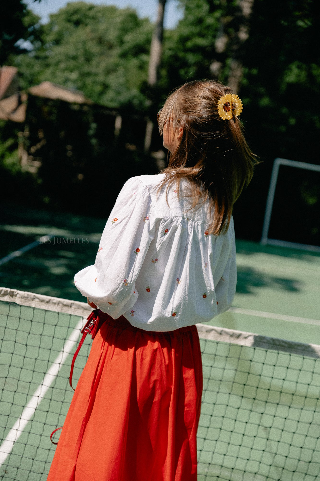 Violette embroidered blouse white