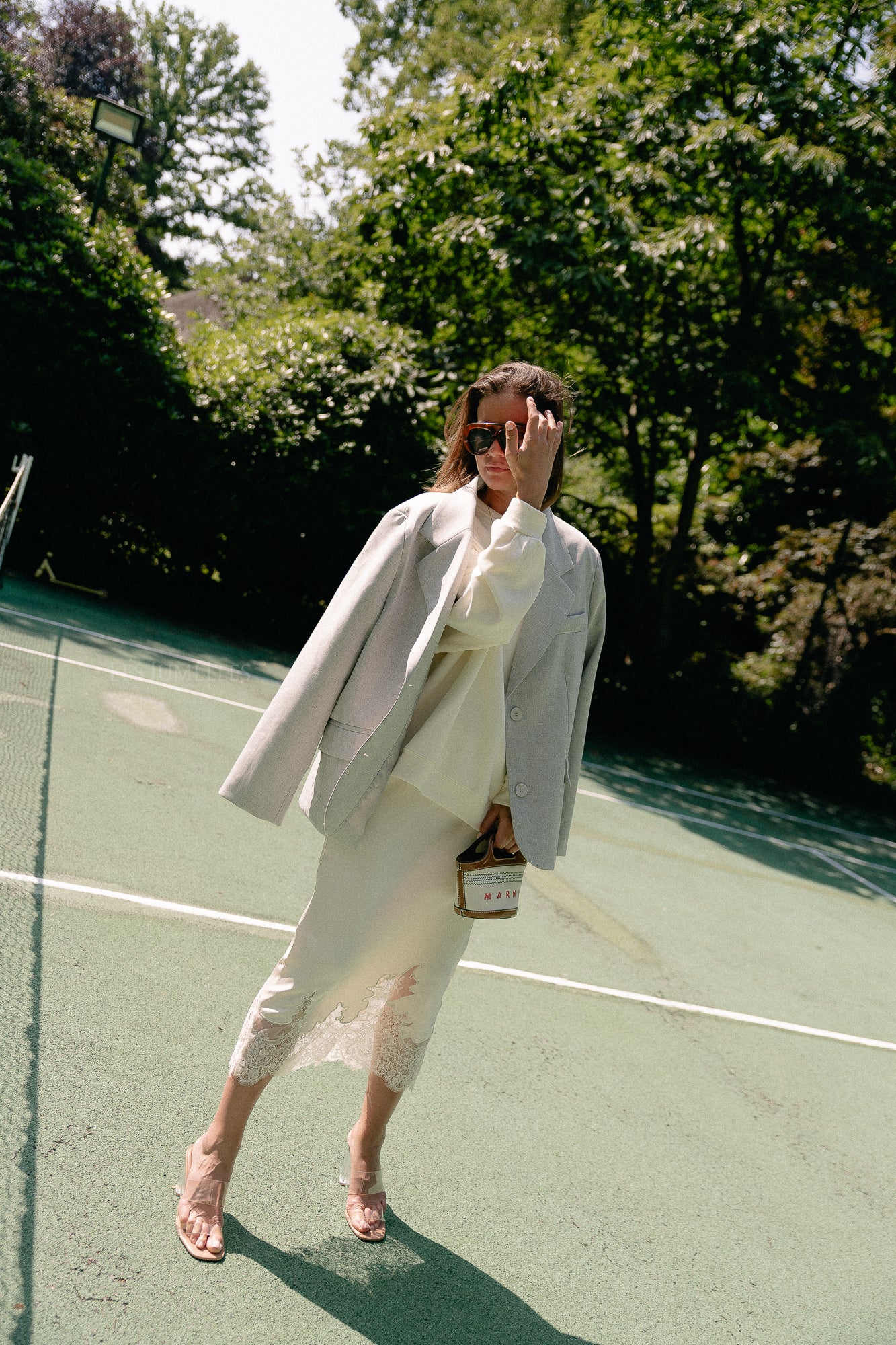 Blazer Laurie gris clair