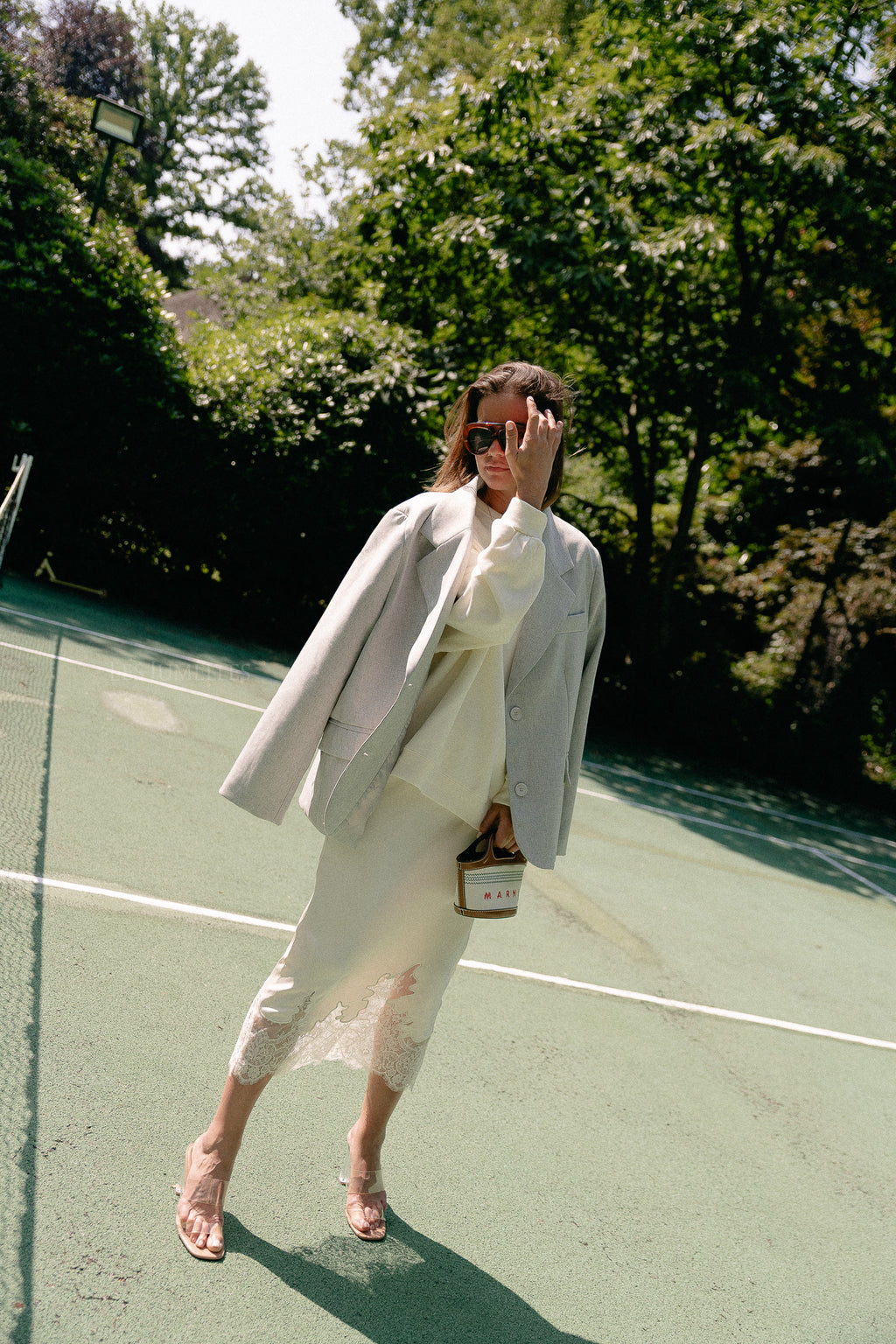 Laurie blazer light grey